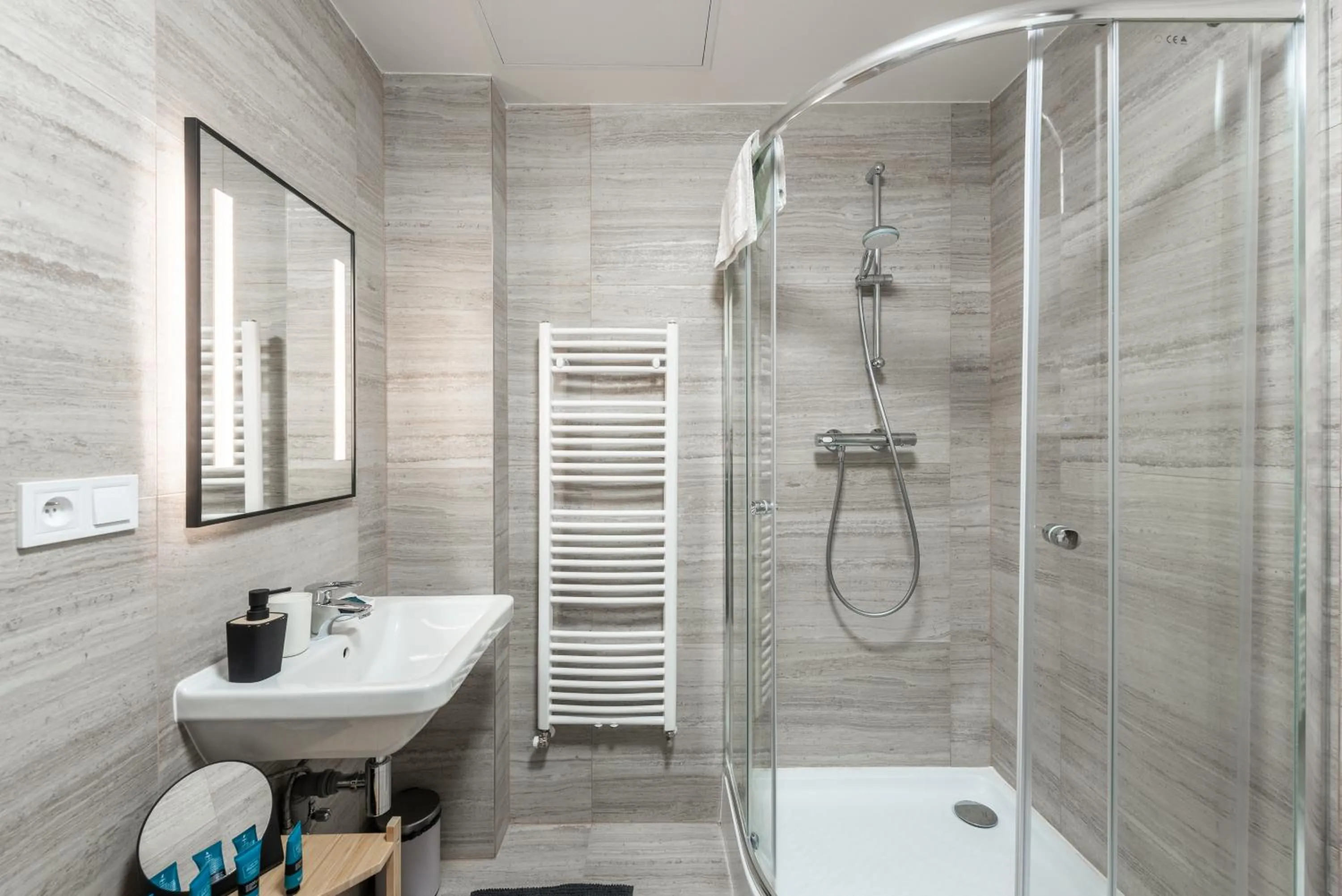 Shower in Tesnov Residence Apartments