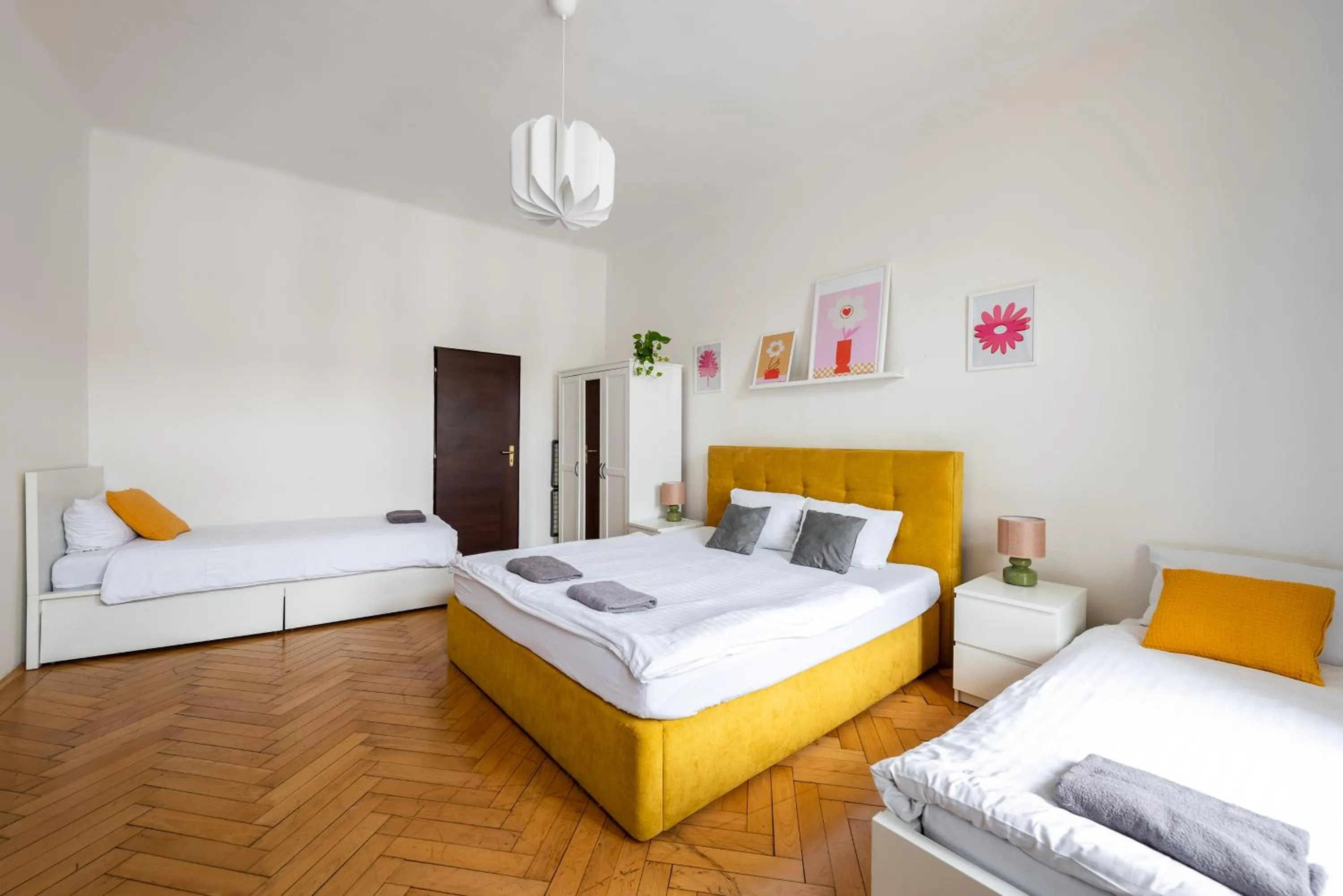 Bed in Tesnov Residence Apartments