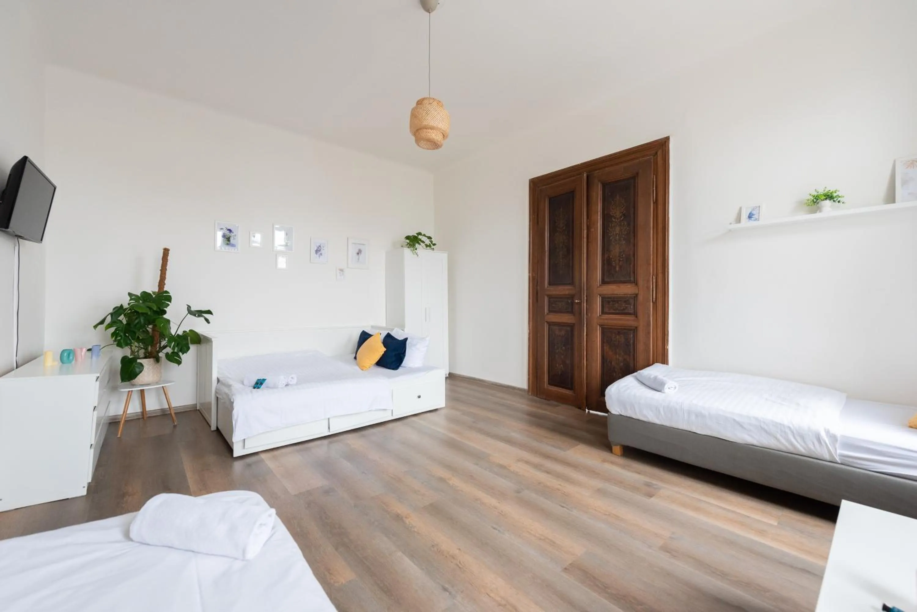 Bedroom, Bed in Tesnov Residence Apartments