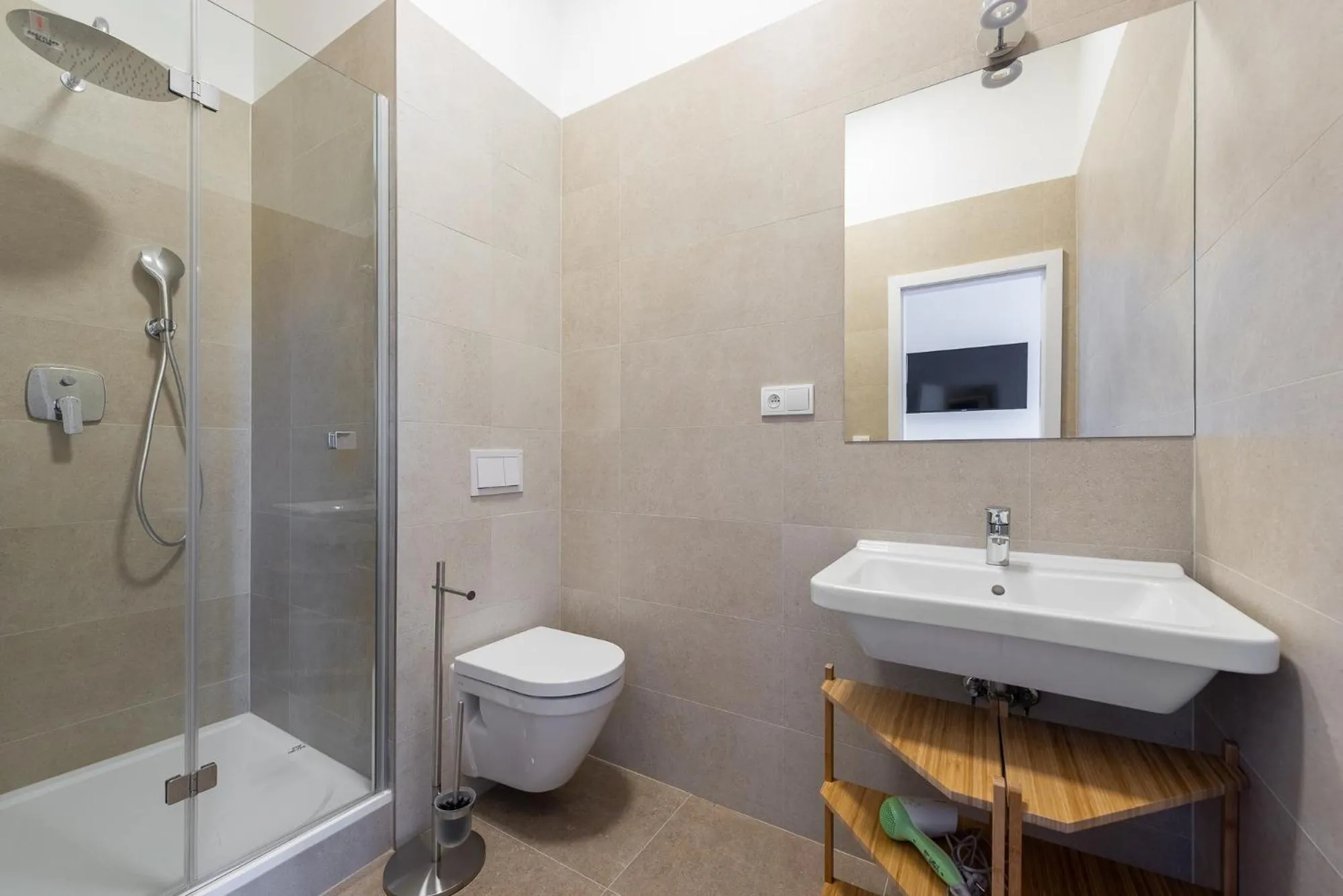 Shower in Tesnov Residence Apartments