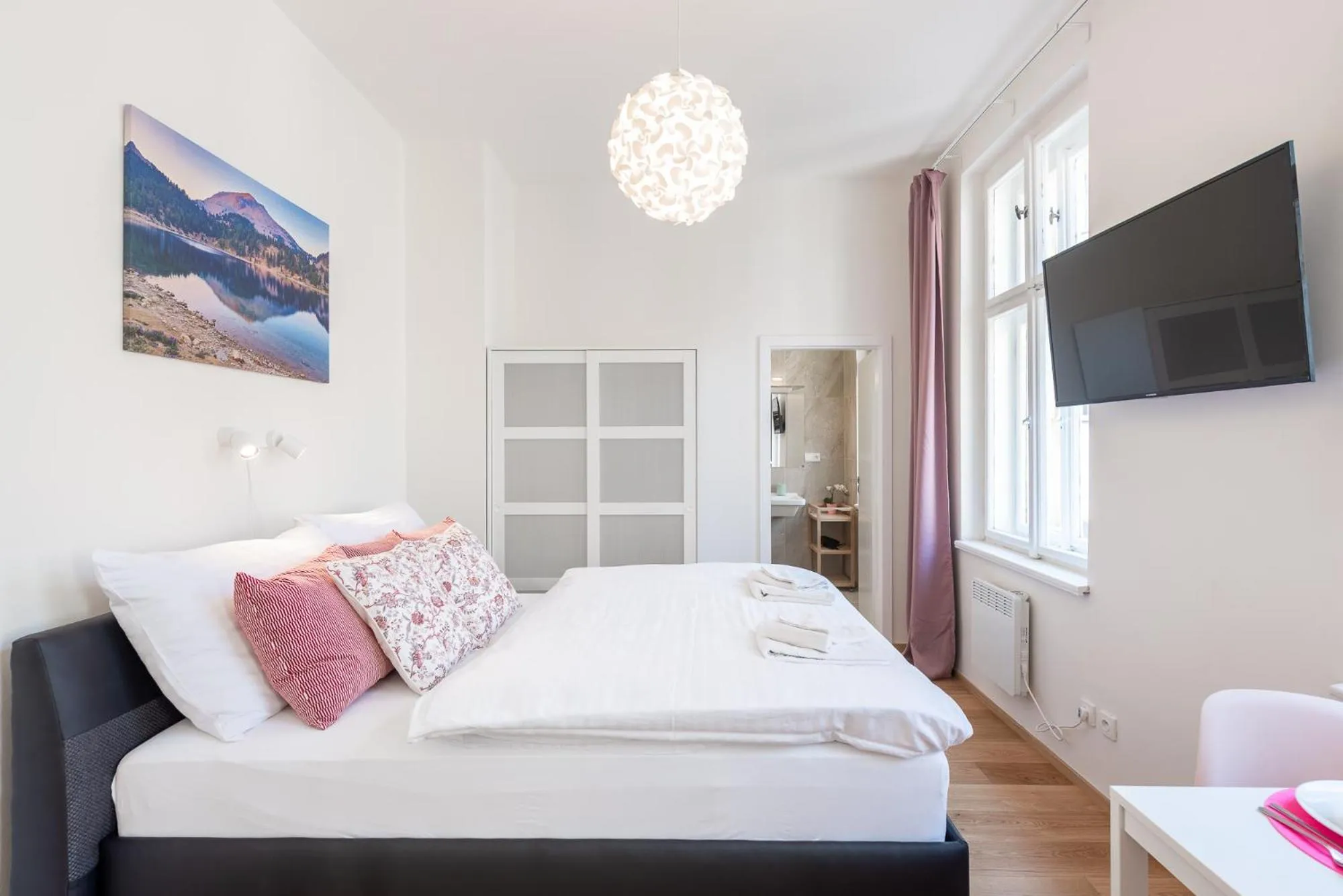 Bed in Tesnov Residence Apartments