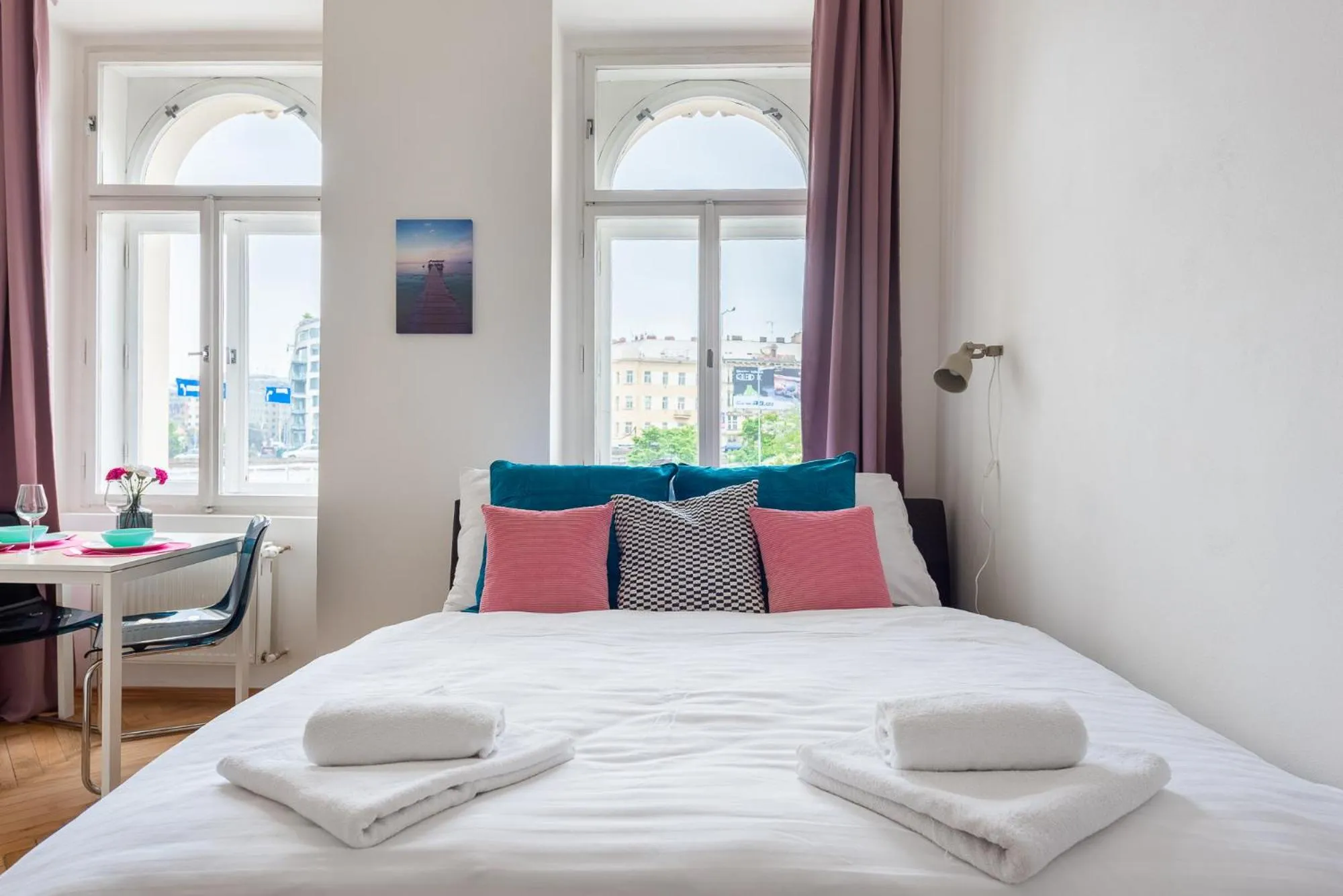 Bed in Tesnov Residence Apartments