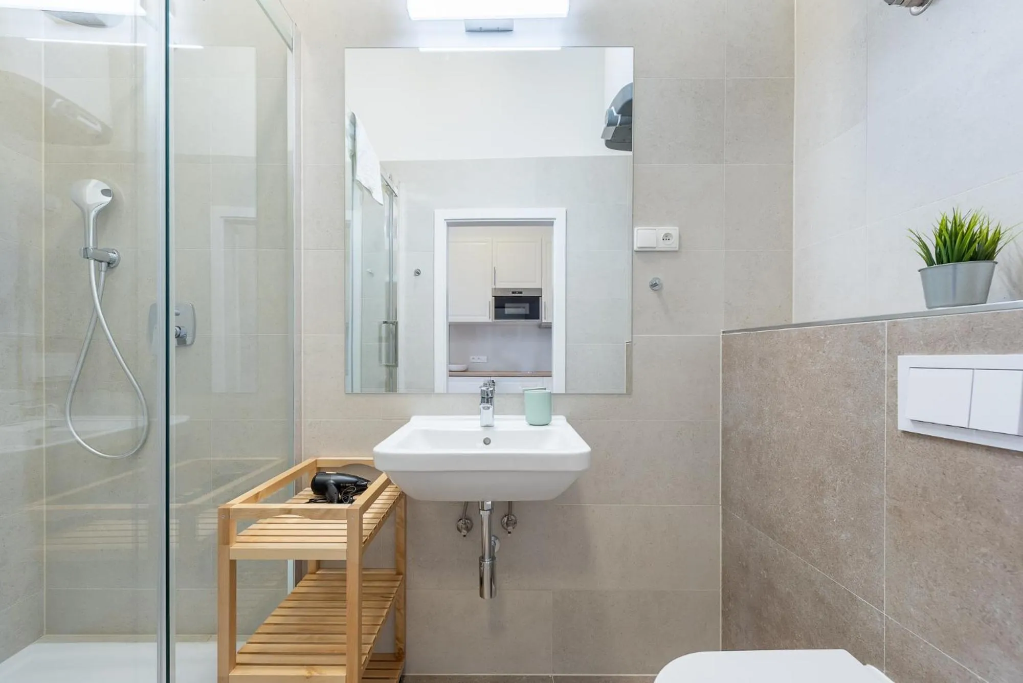 Shower in Tesnov Residence Apartments