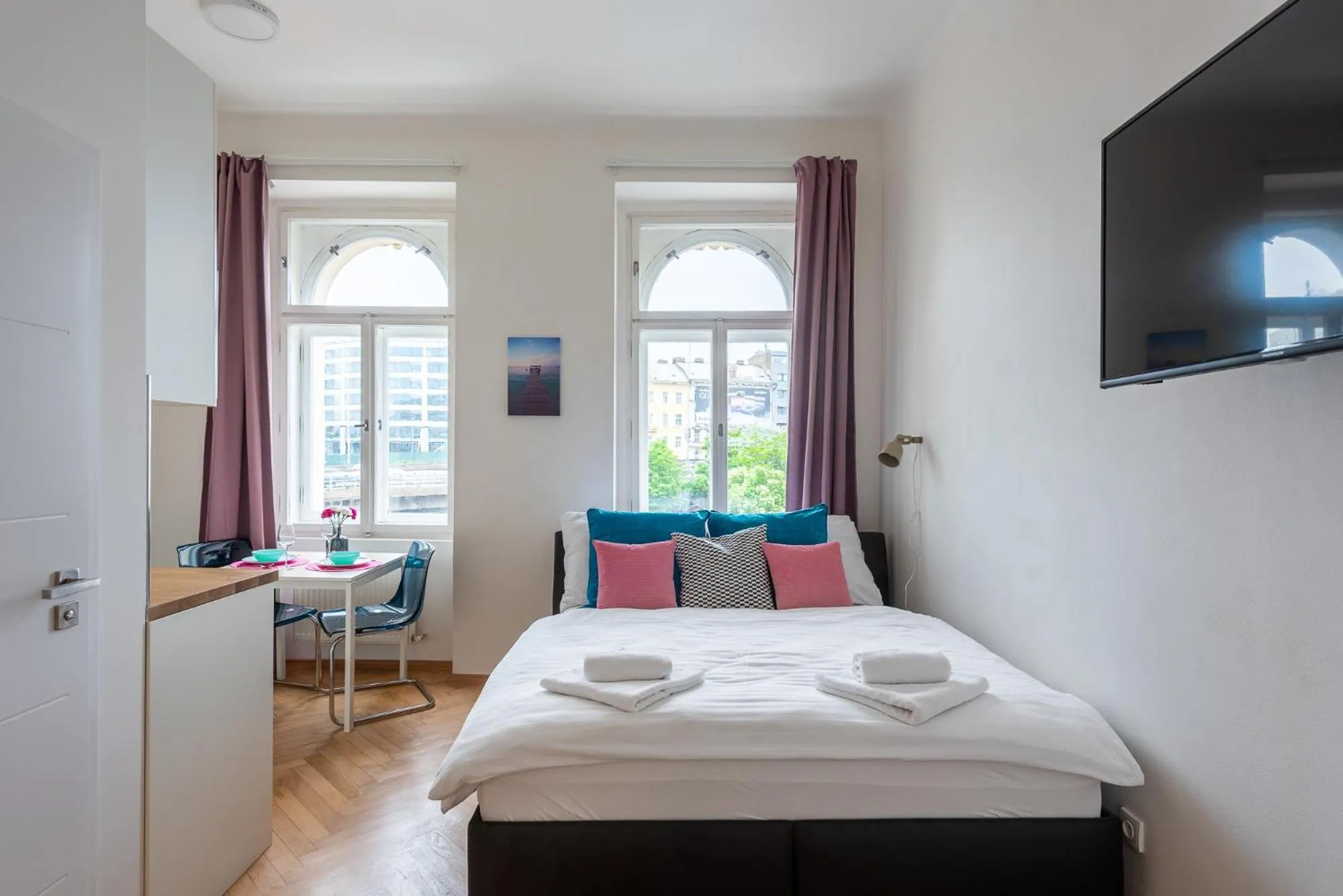 Bed in Tesnov Residence Apartments