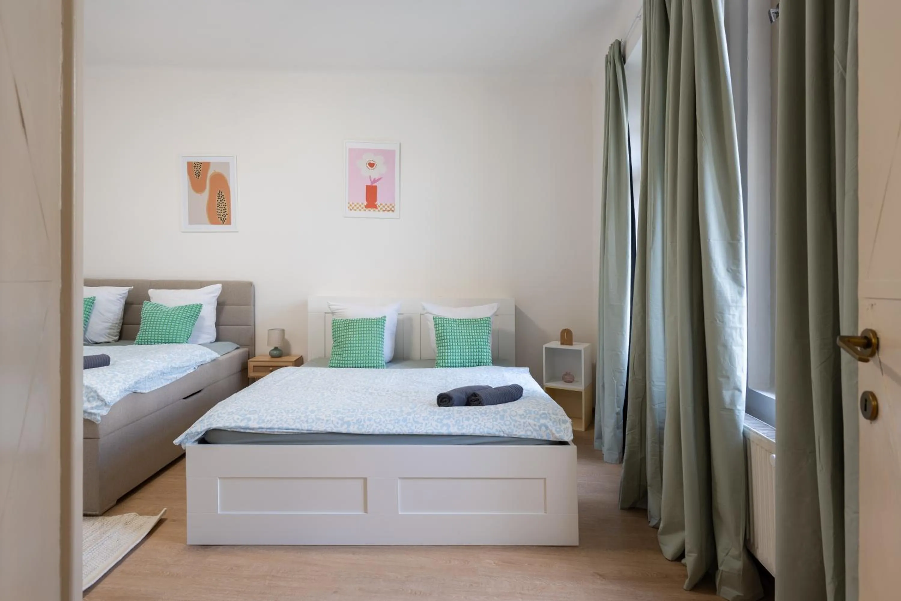 Bedroom, Bed in Tesnov Residence Apartments