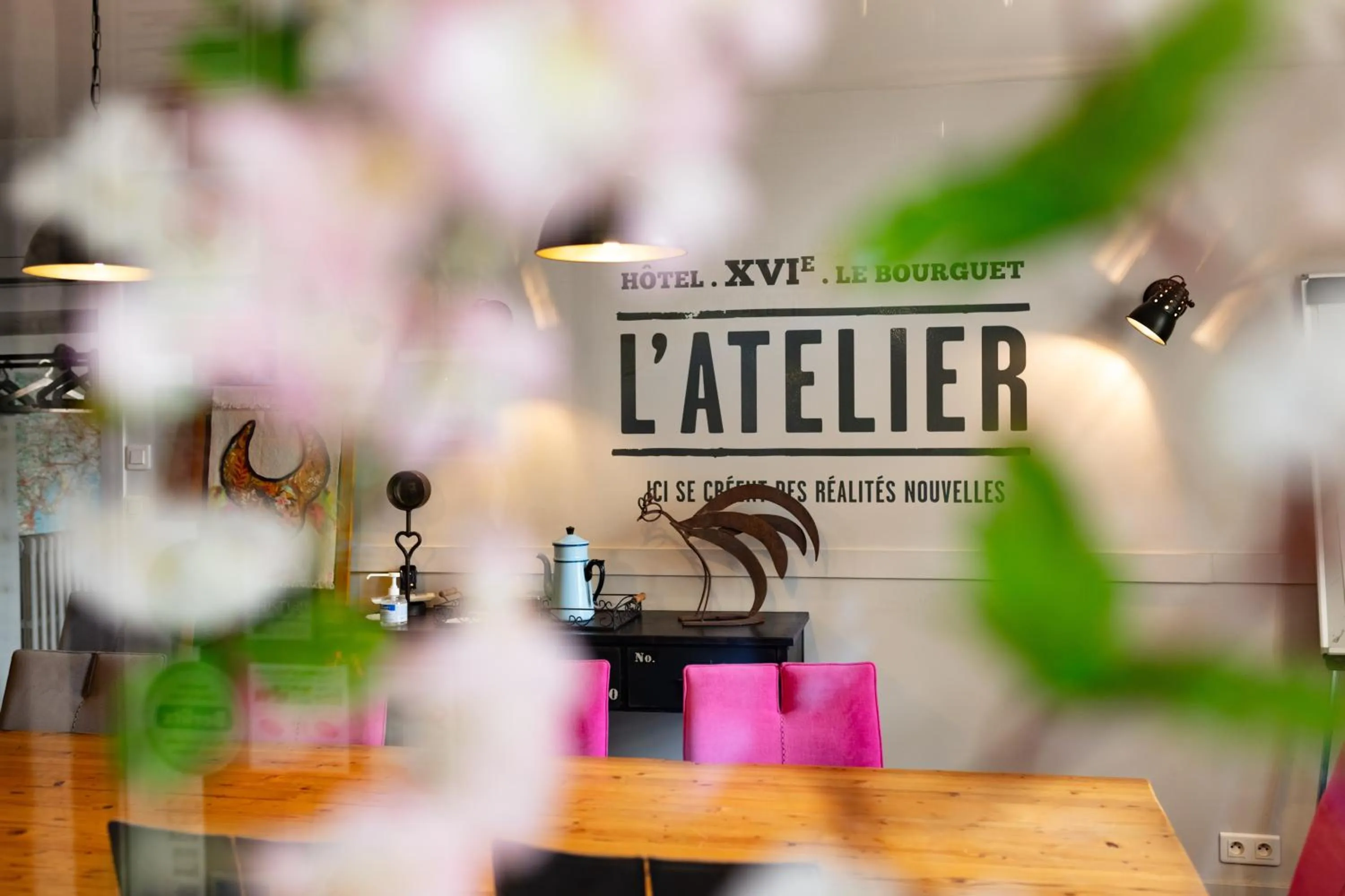 Seating area in Hotel De L'Atelier