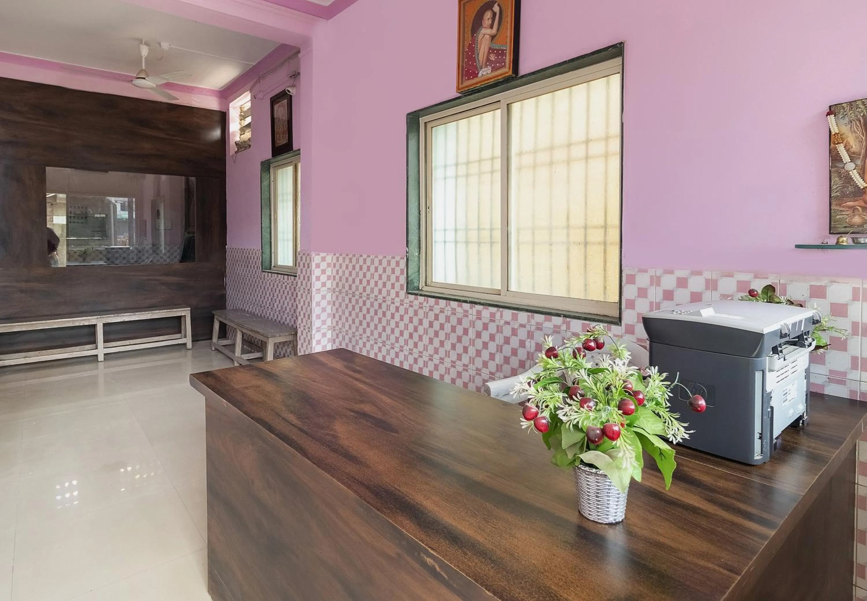 Lobby or reception in SPOT ON Shree Gajanan