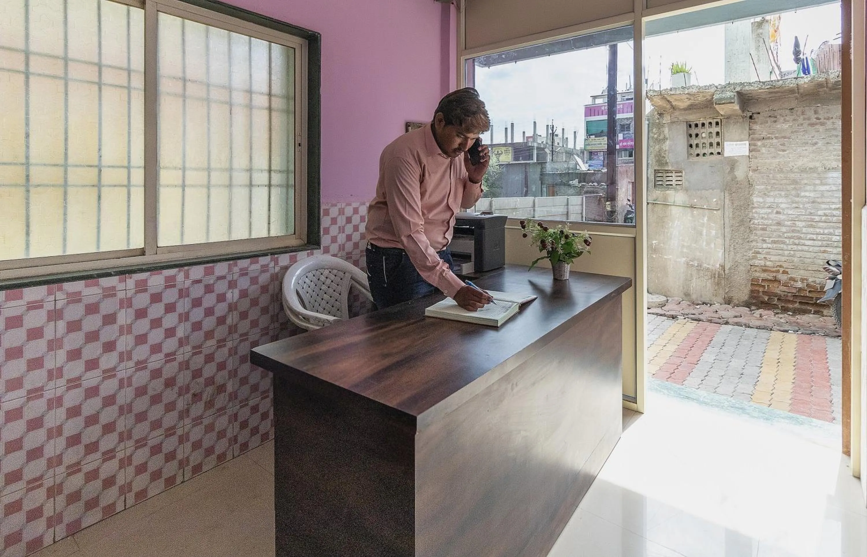 Lobby or reception in SPOT ON Shree Gajanan