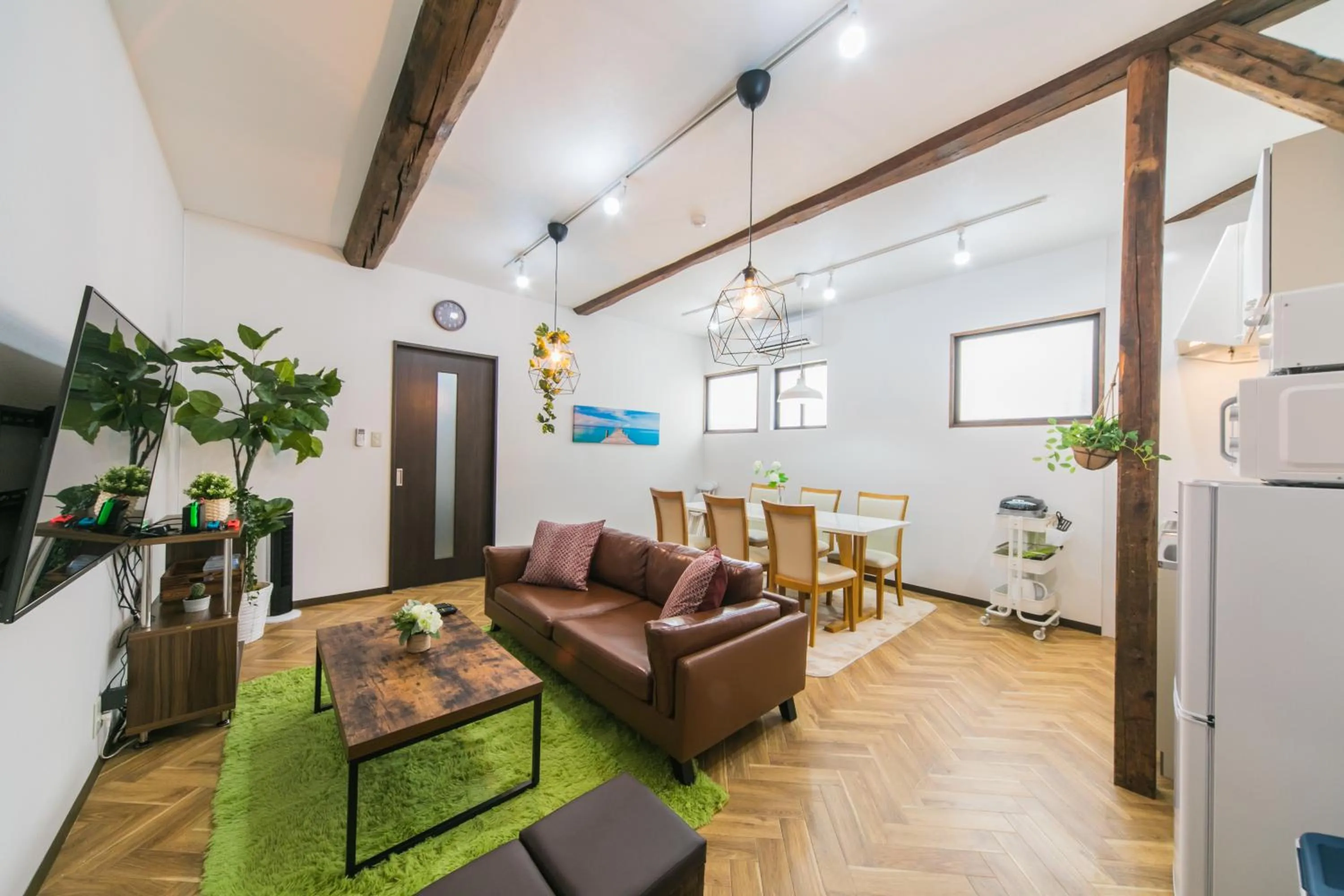 Living room in Nao's House USJ 一軒家貸切