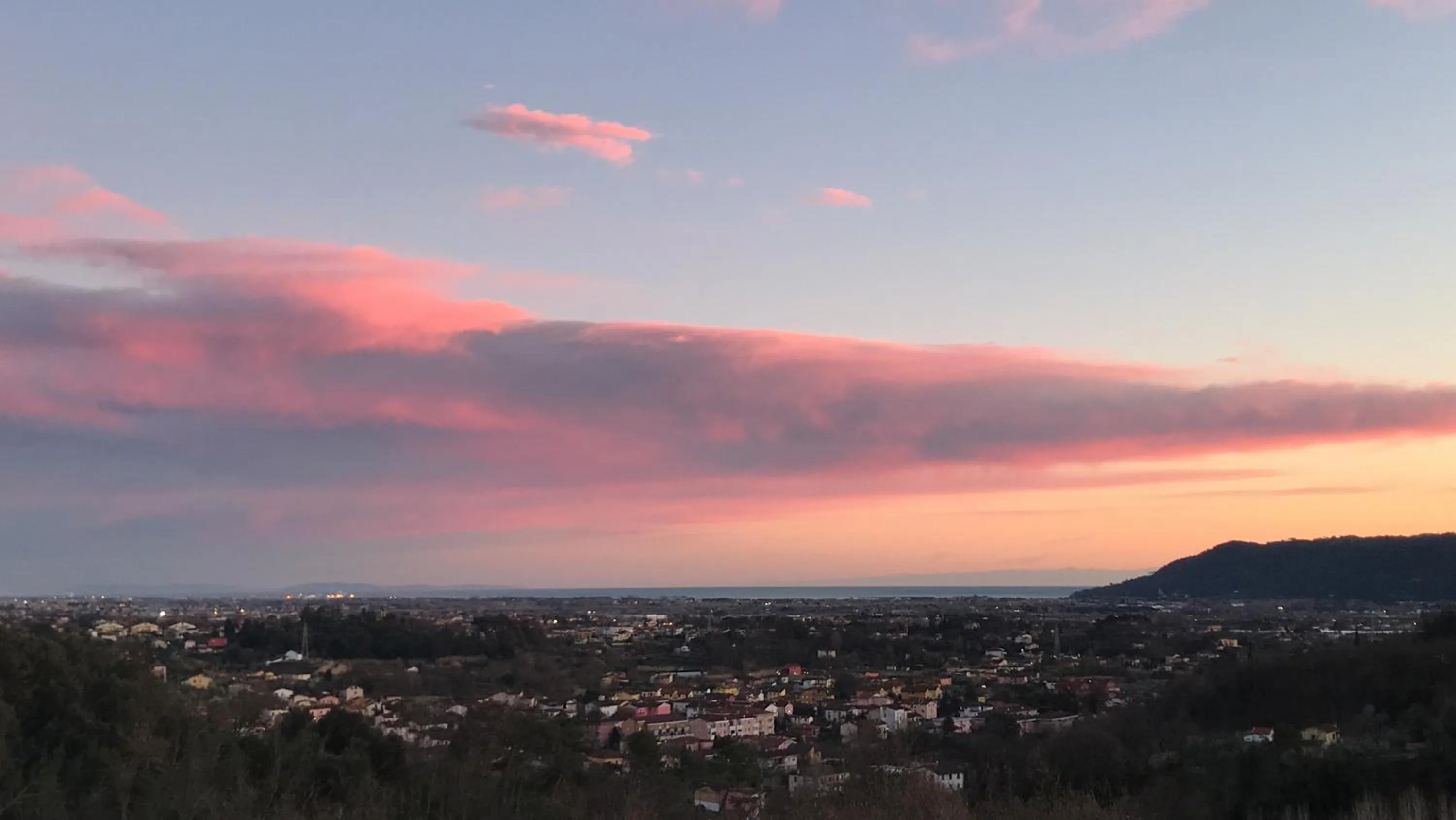 Sunset in B&B Alla Fortezza