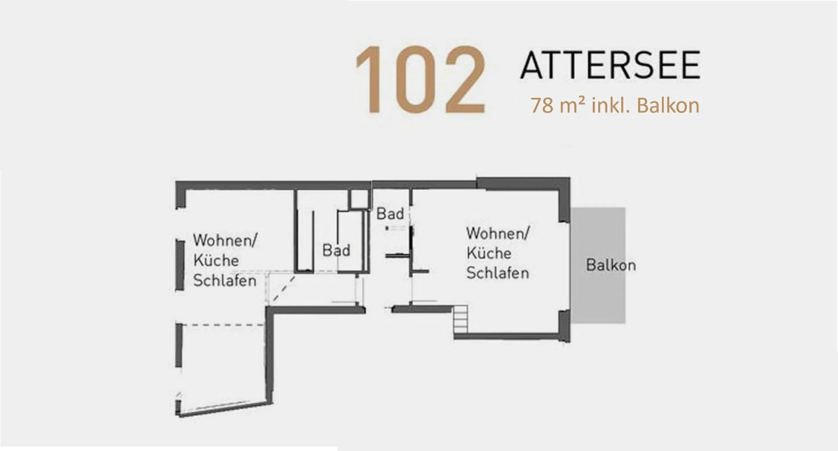 Floor plan in Das Stadthouse