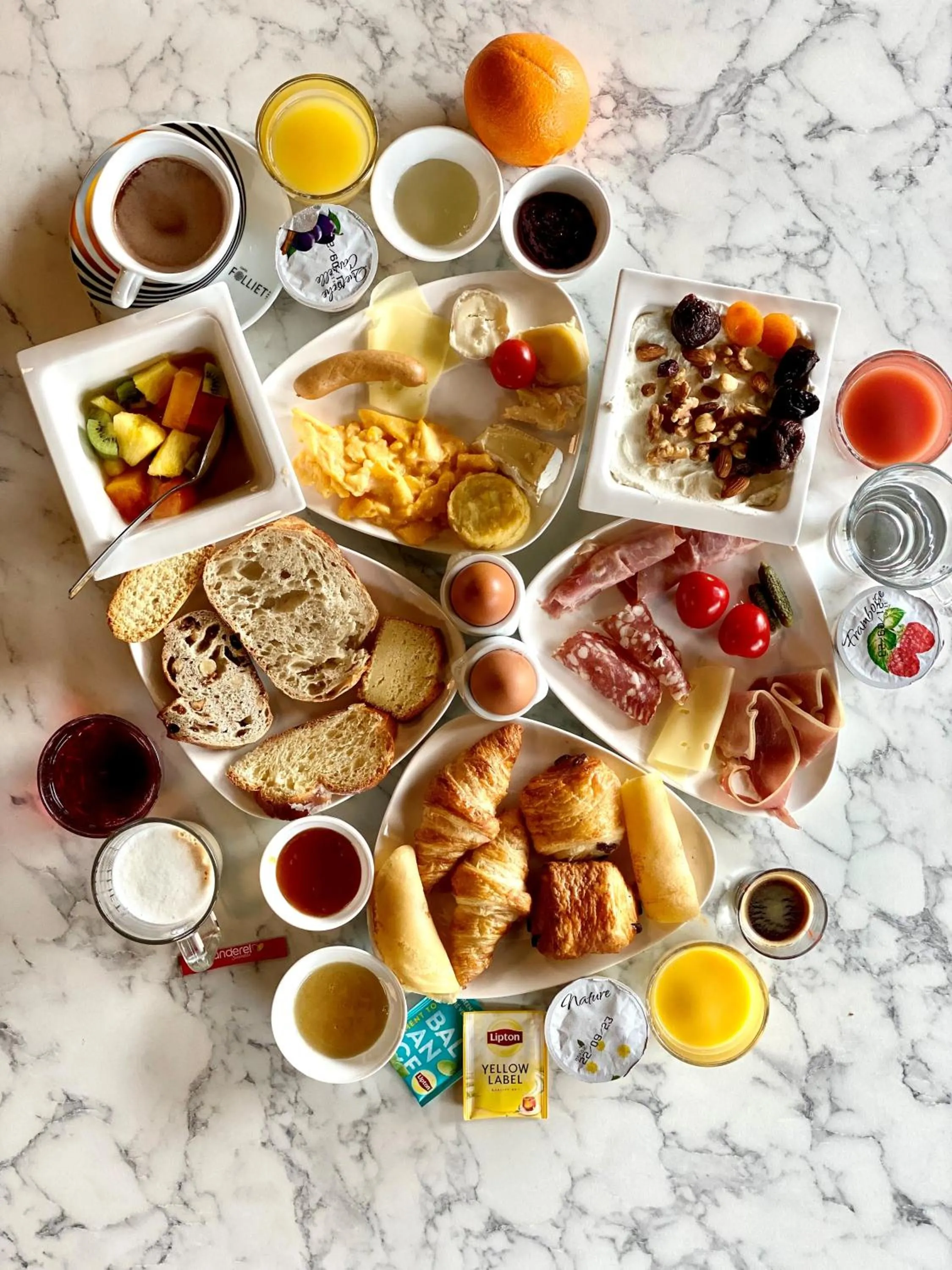 Breakfast in Brit Hotel, Spa & Restaurant - Colmar Est