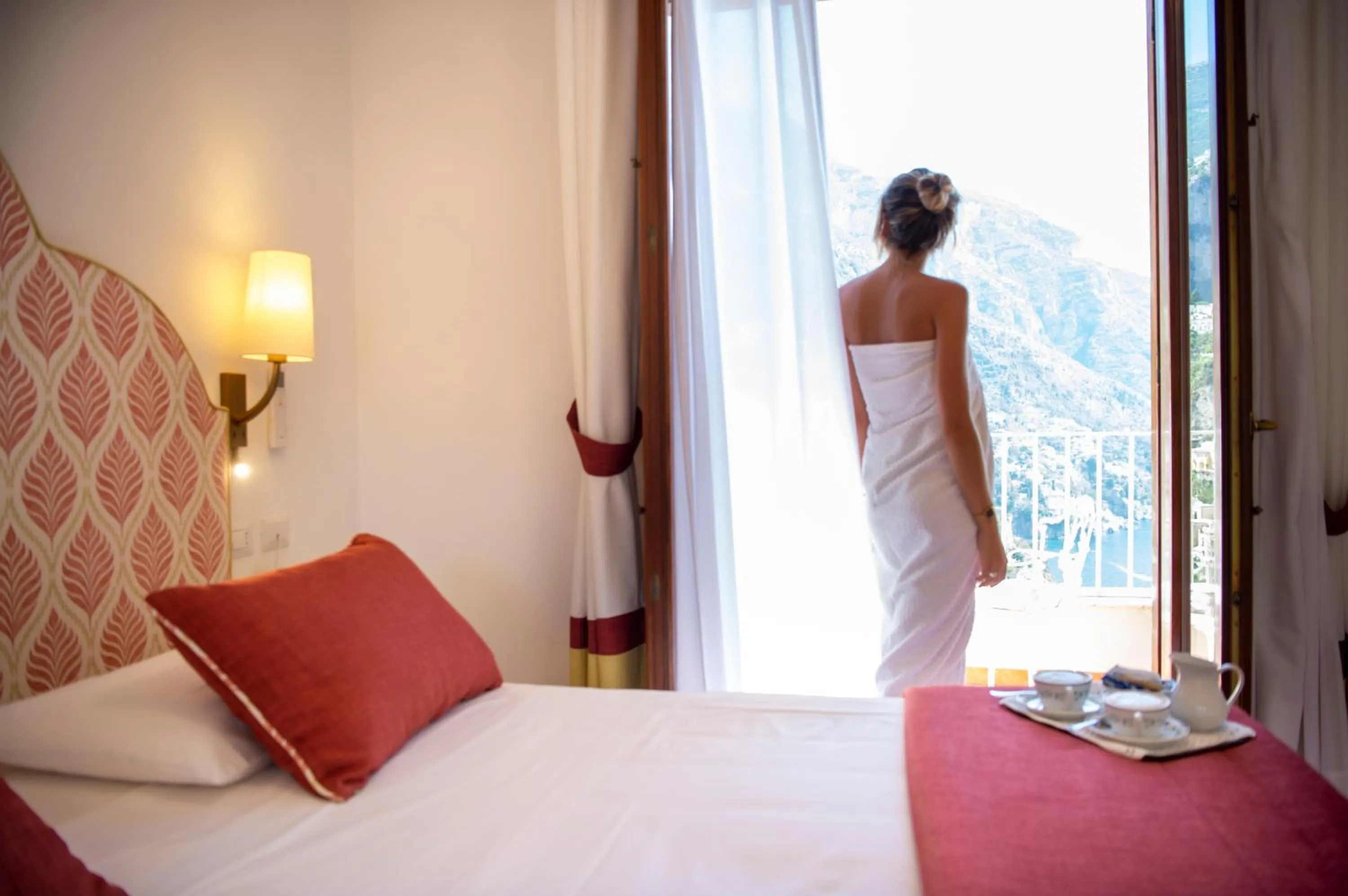 Sea view, Bed in Hotel Casa Albertina