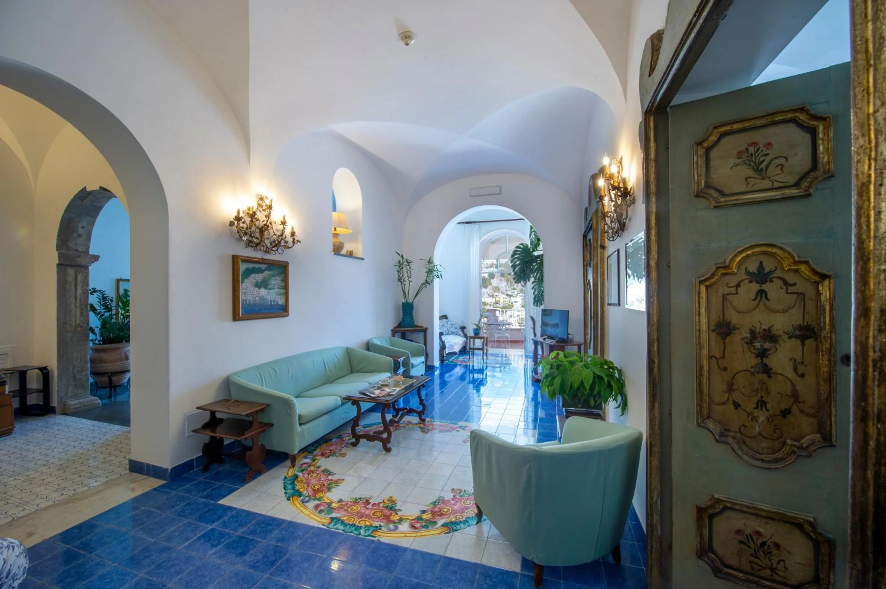 Lobby or reception in Hotel Casa Albertina