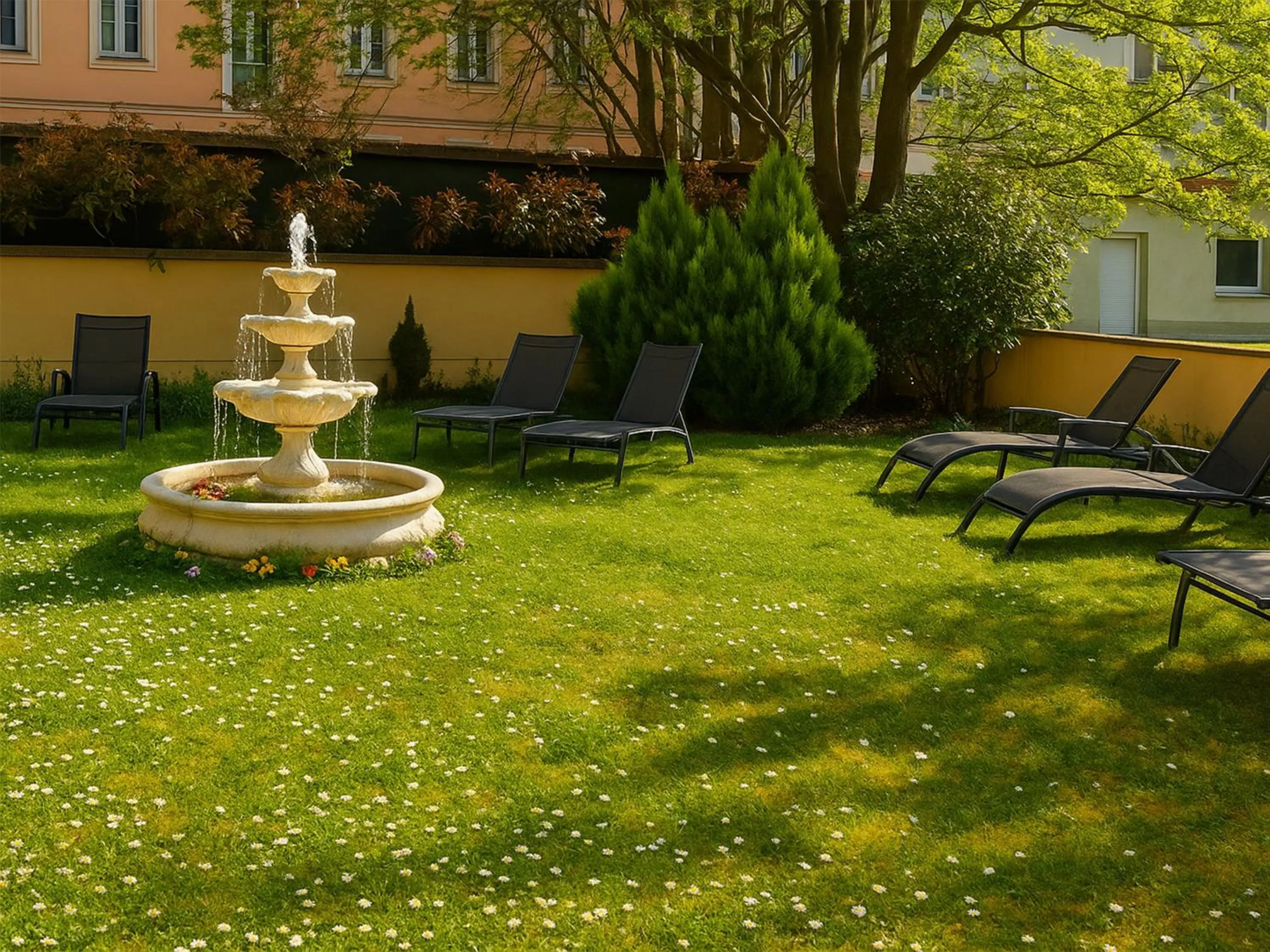 Patio in Hotel Du Parc - Mulhouse Centre