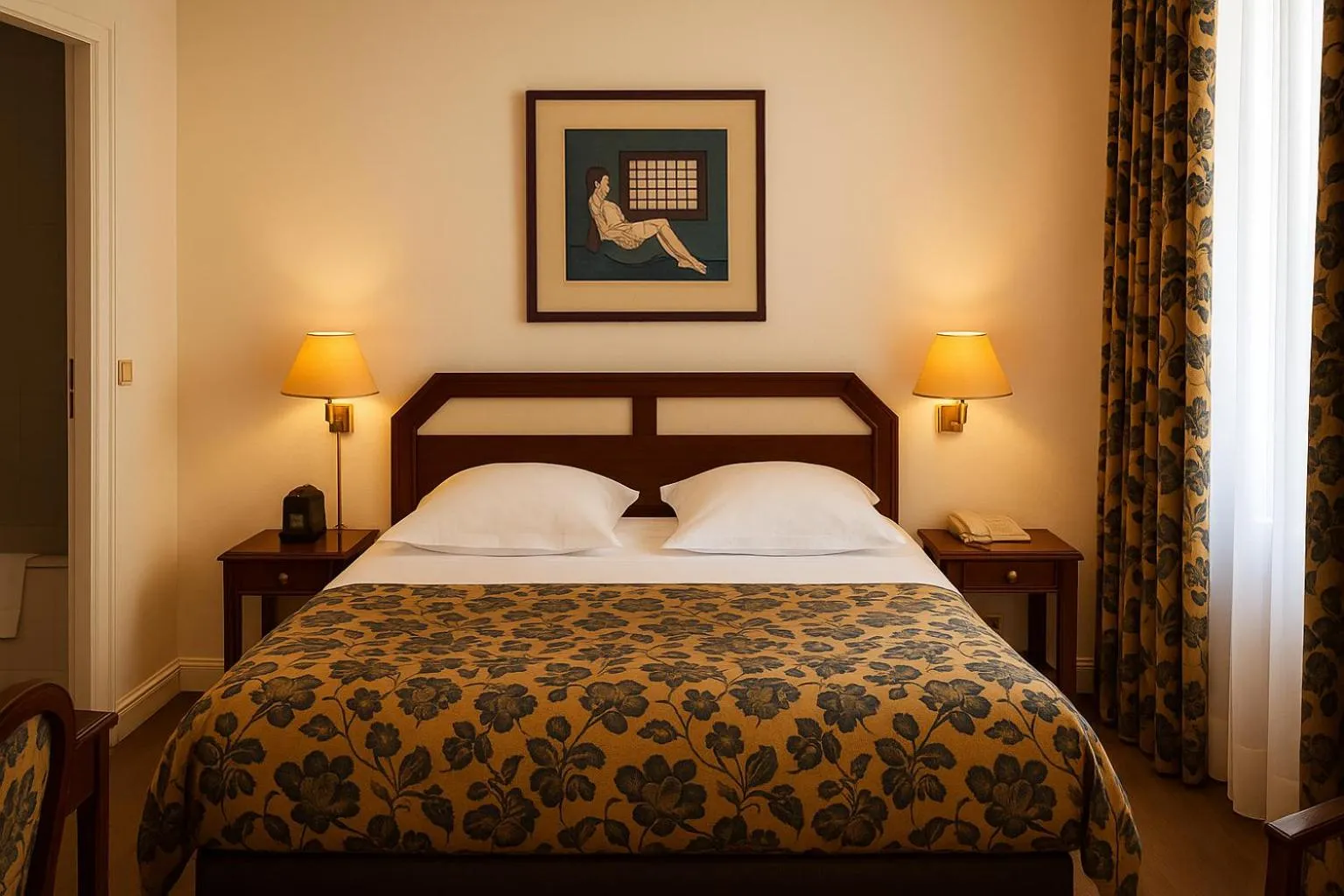 Bedroom, Bed in Hotel Du Parc - Mulhouse Centre