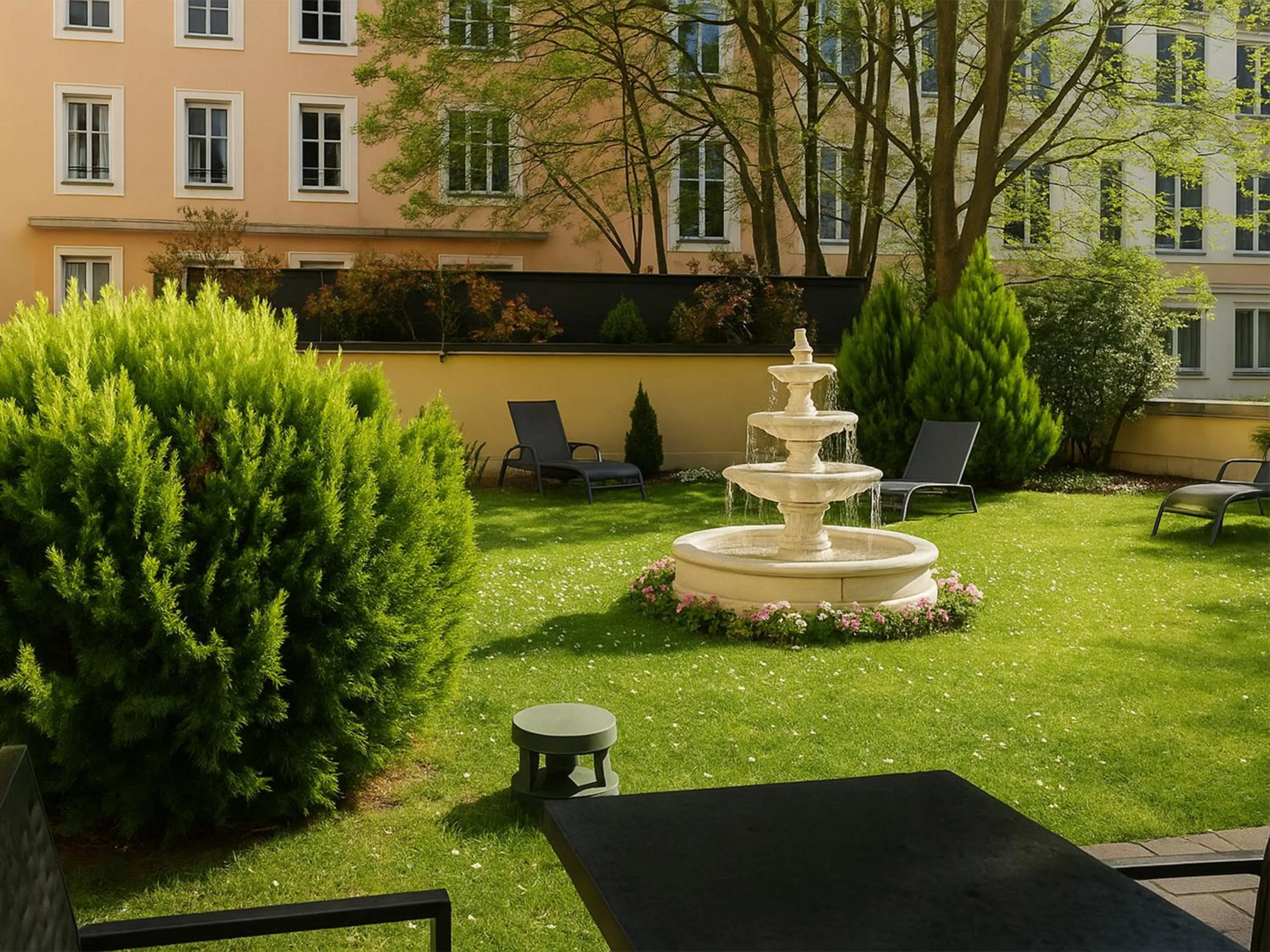 Patio in Hotel Du Parc - Mulhouse Centre