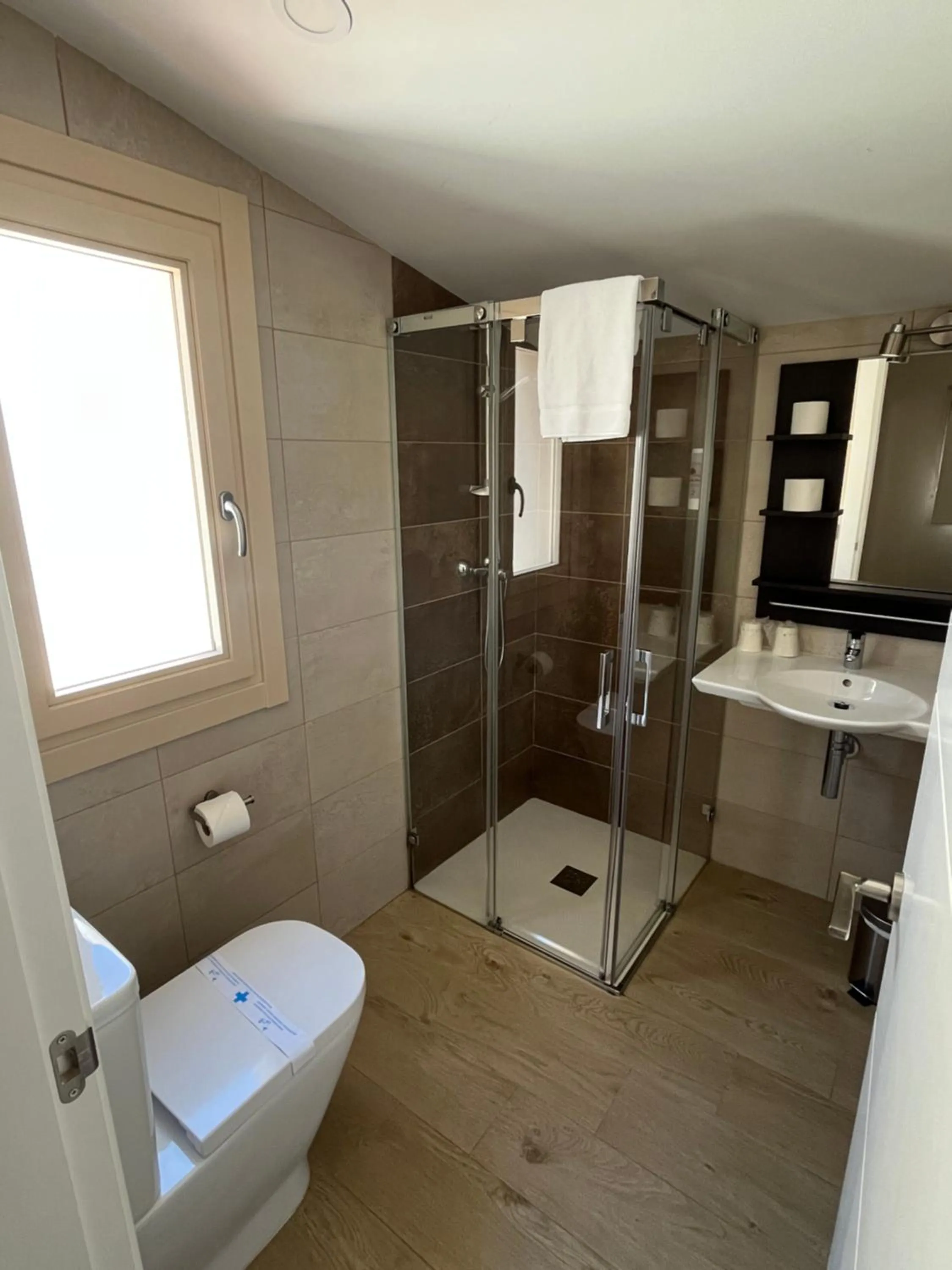 Shower in Apartamentos Pinar Malaga Centro