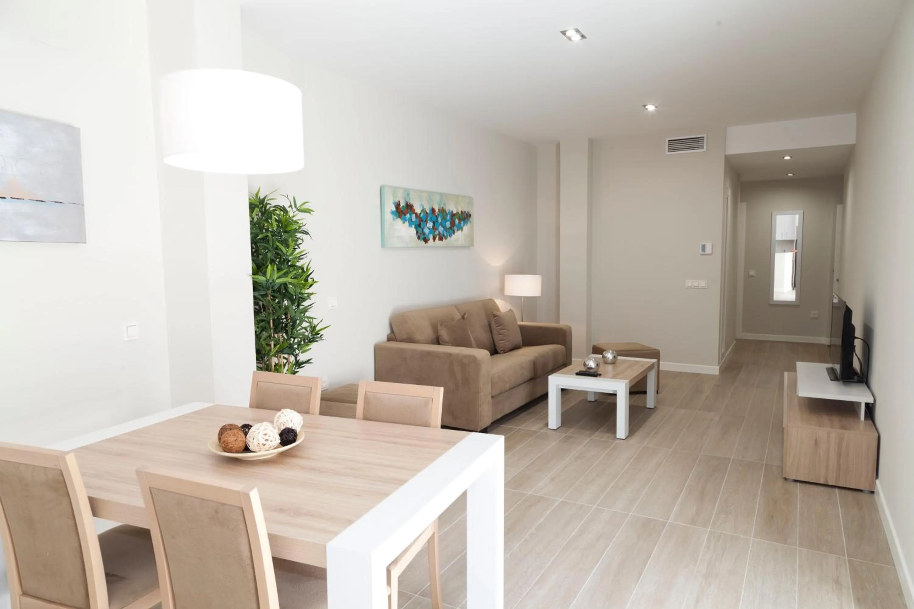 Living room in Apartamentos Pinar Malaga Centro