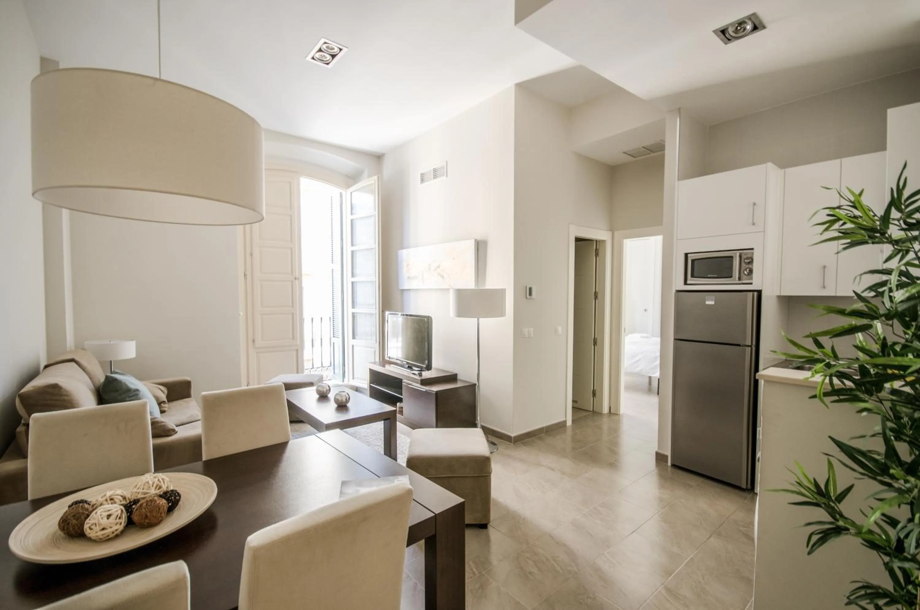 Living room in Apartamentos Pinar Malaga Centro