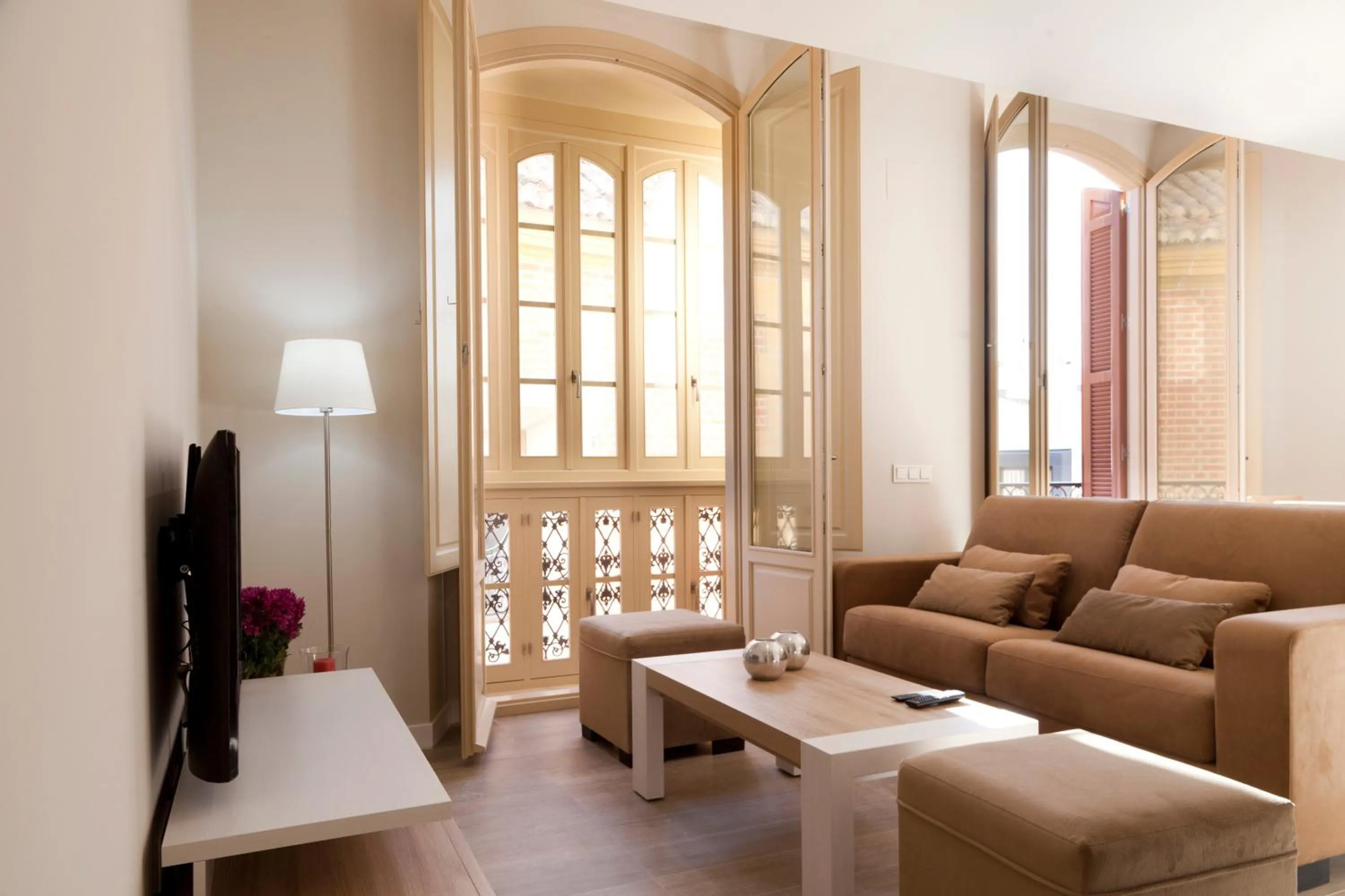 Living room in Apartamentos Pinar Malaga Centro