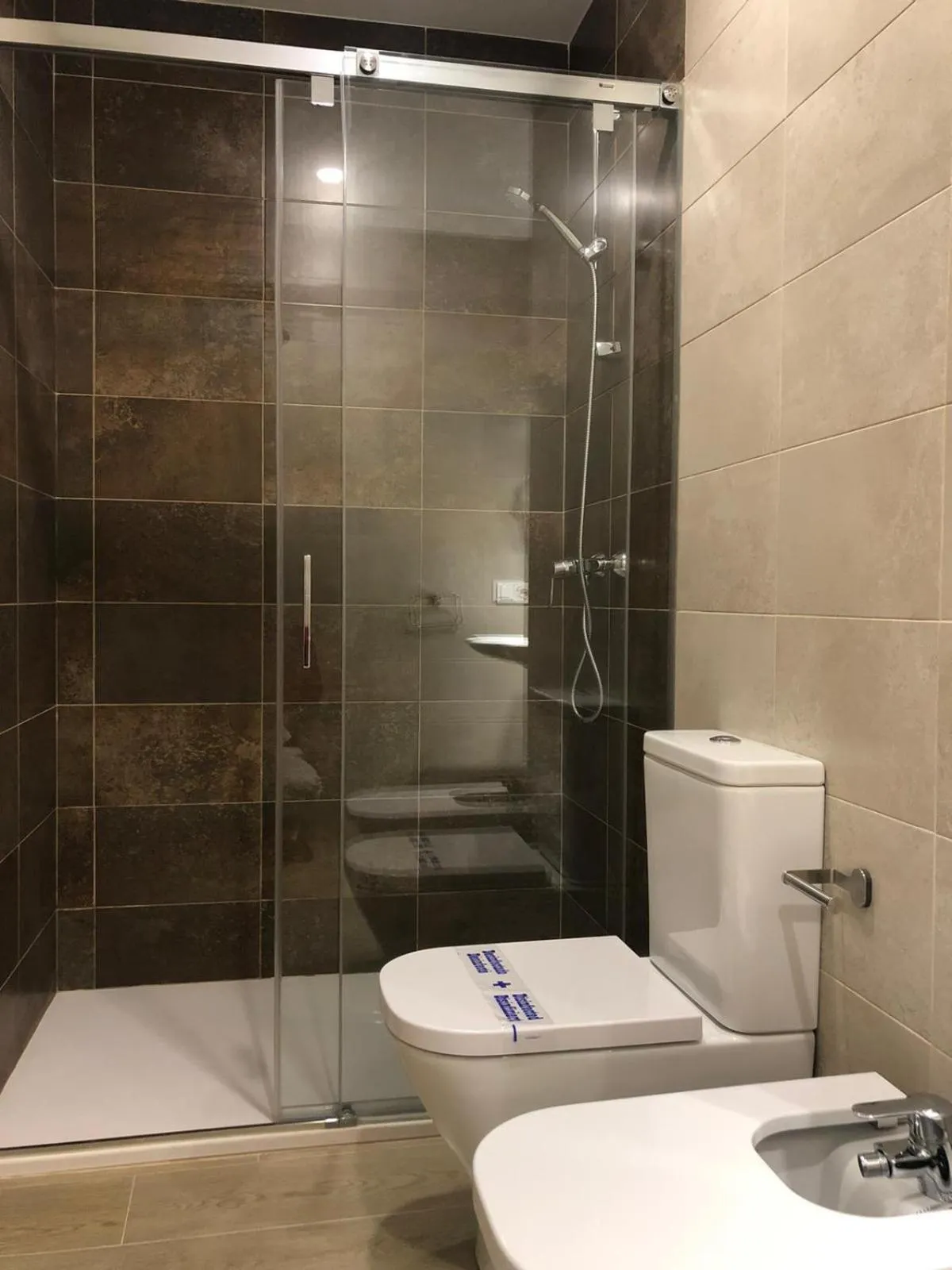 Shower in Apartamentos Pinar Malaga Centro