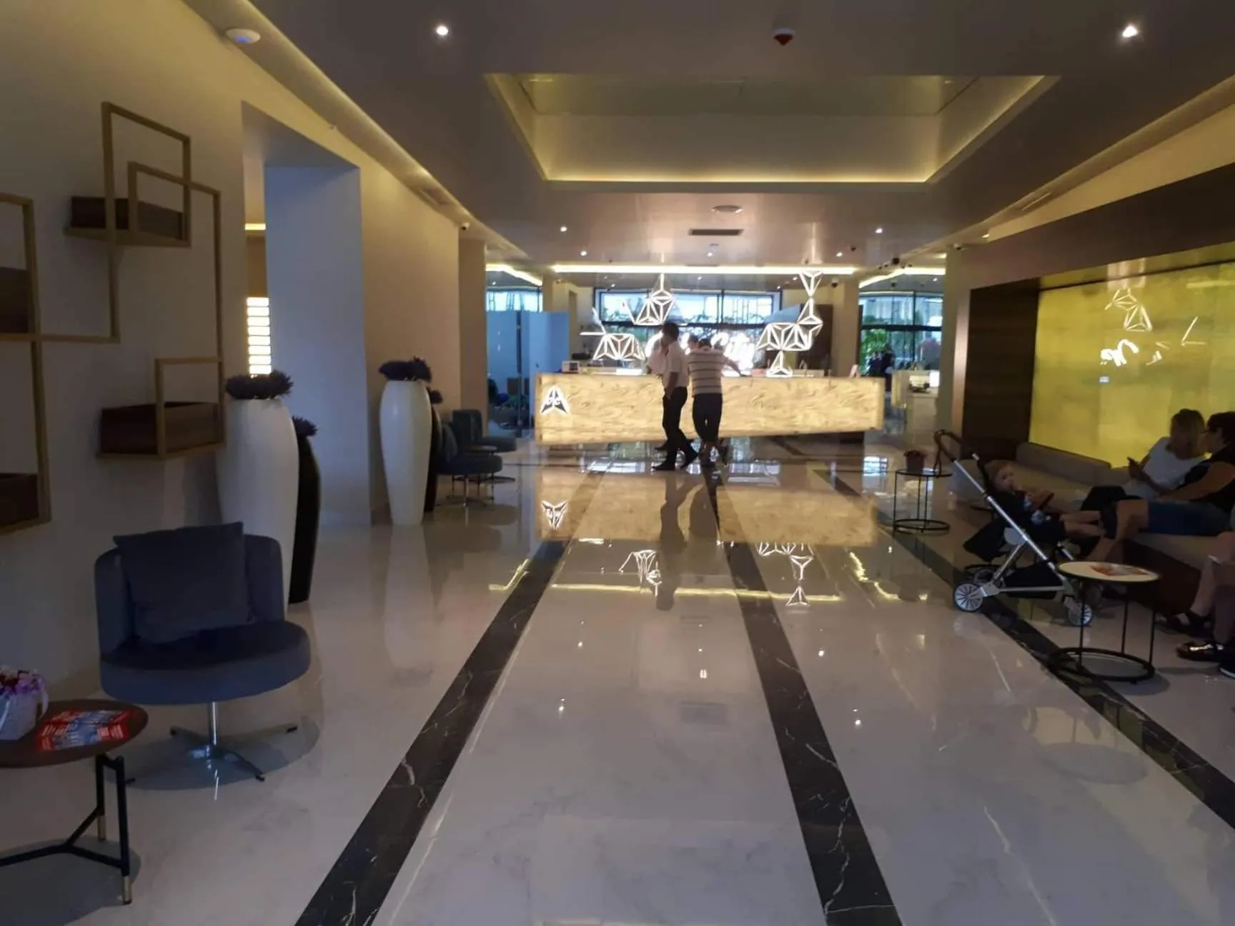 Lobby or reception in Hotel Orbi city