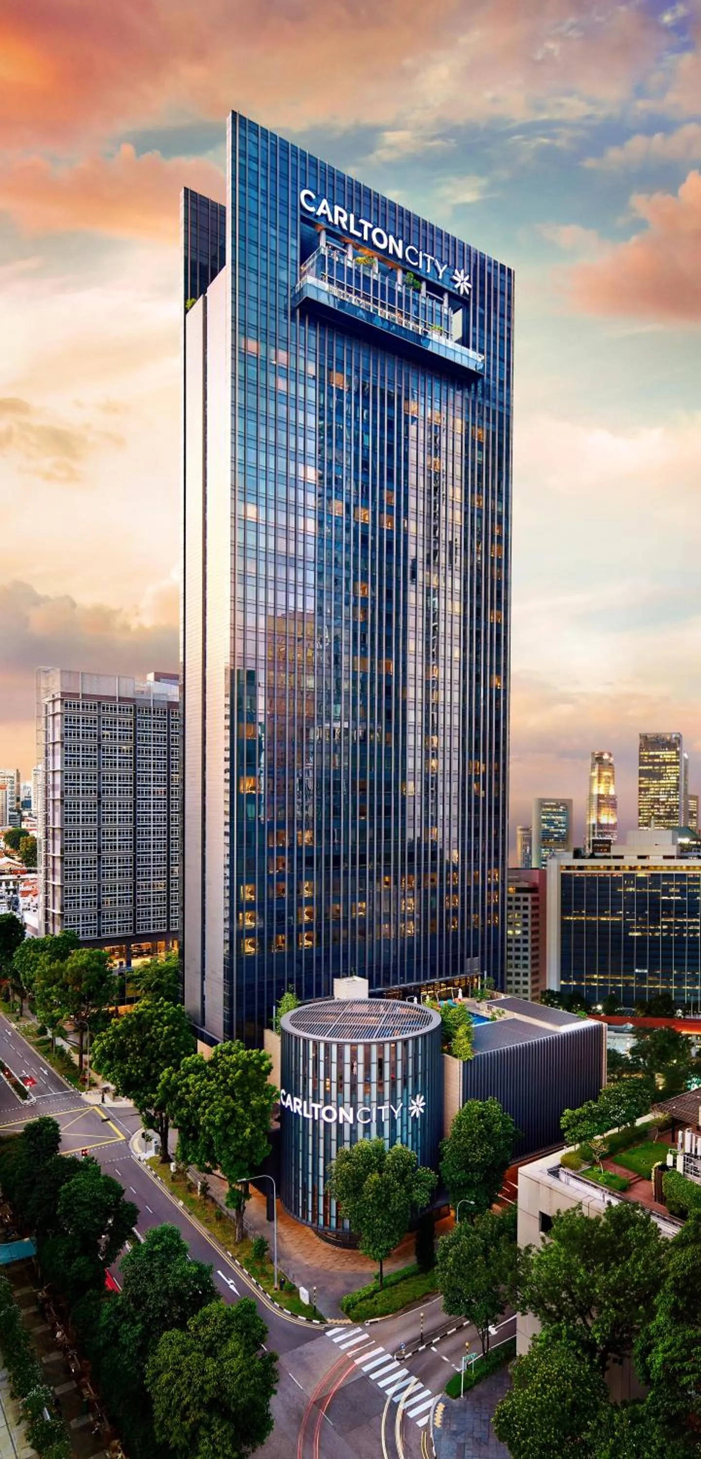 Property building in Carlton City Hotel Singapore