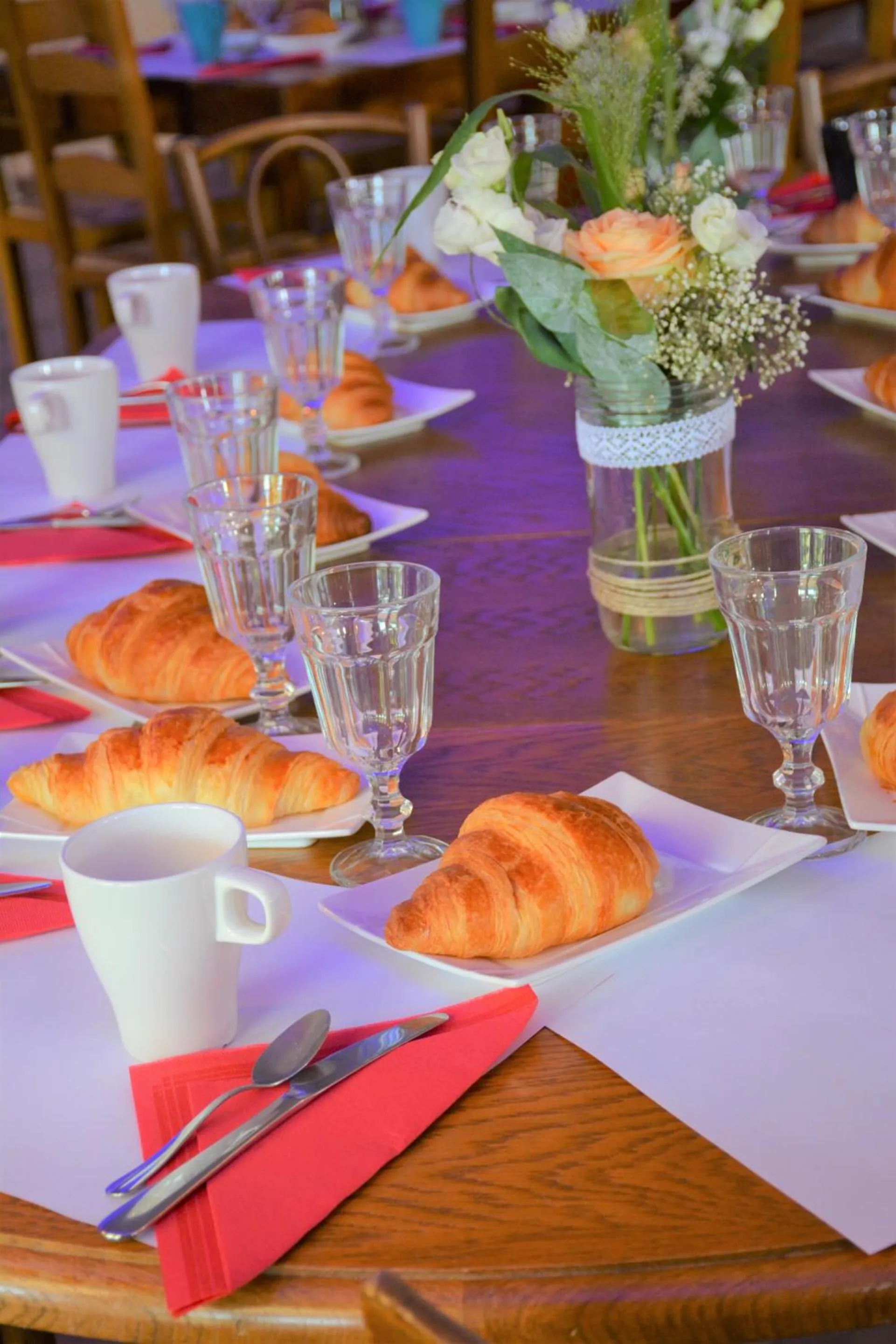 Breakfast in Les Lavandières de Fontaine