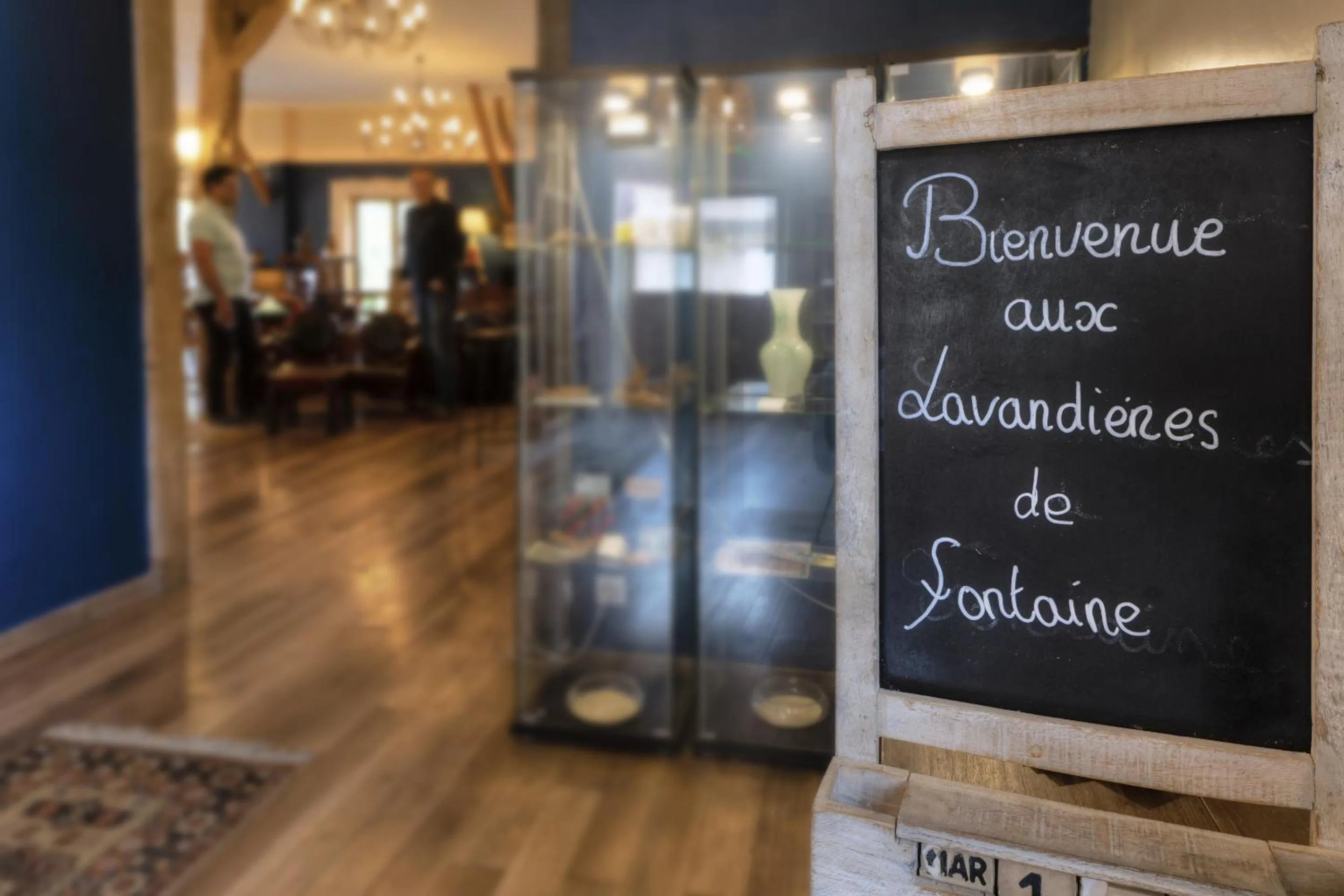 Lobby or reception in Les Lavandières de Fontaine