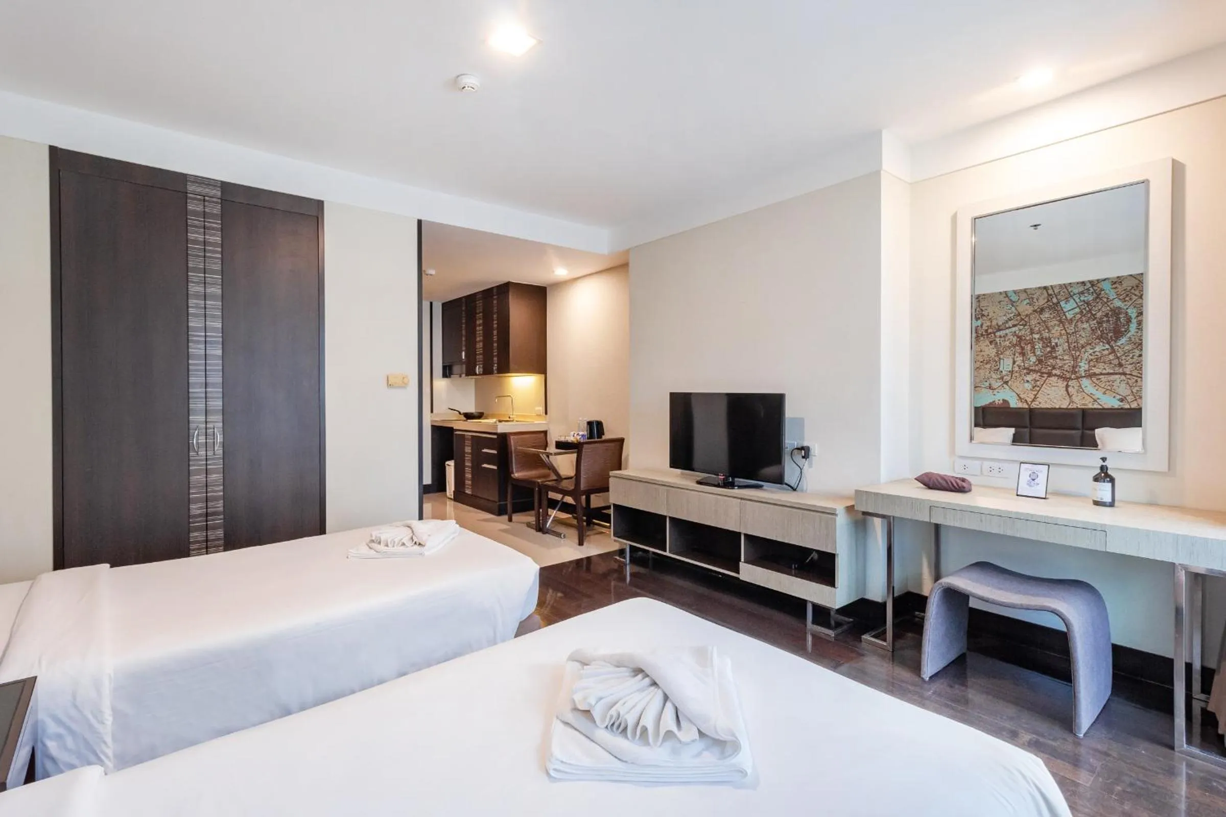 Bed in Jasmine Grande Residence