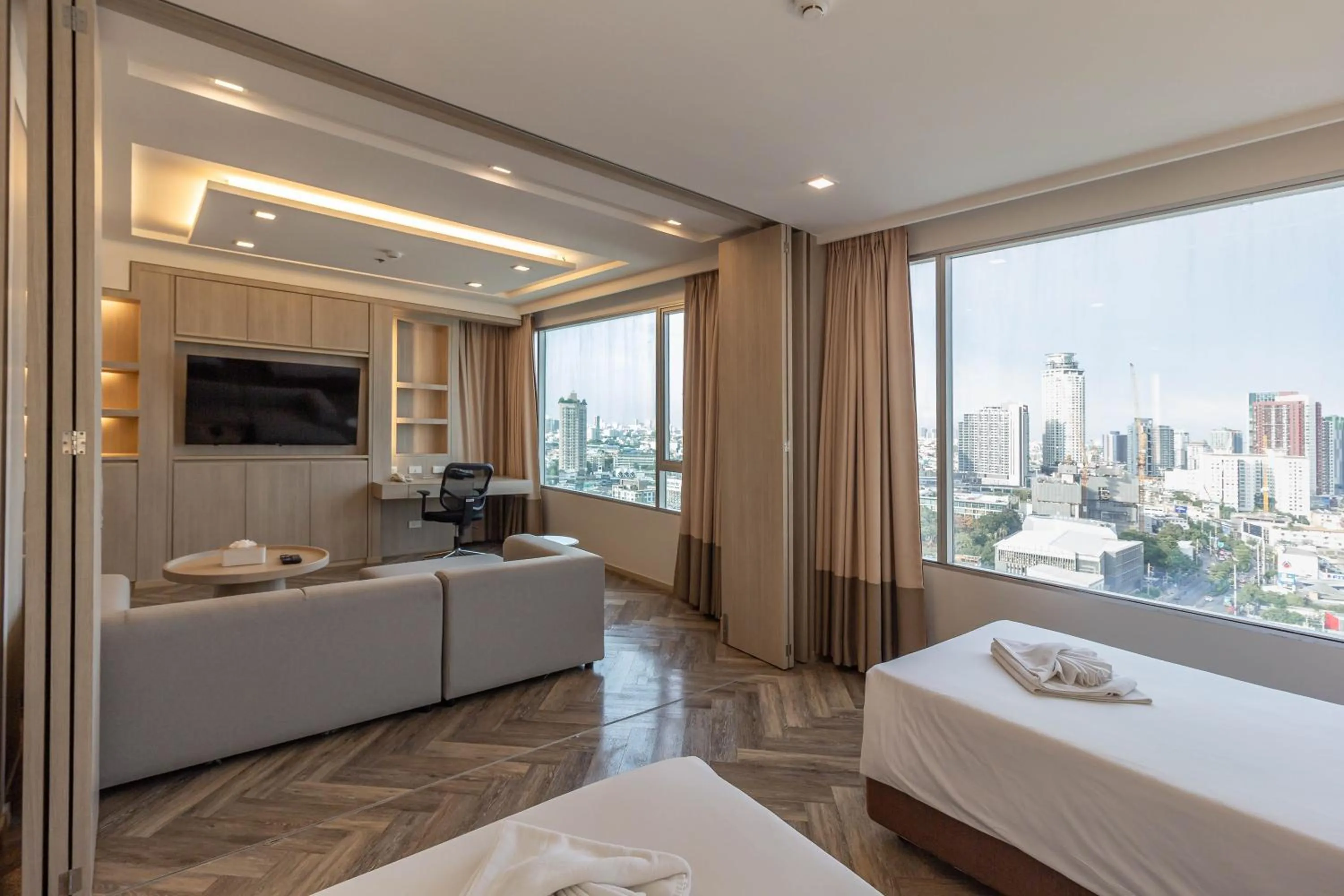 Bedroom, Bed in Jasmine Grande Residence