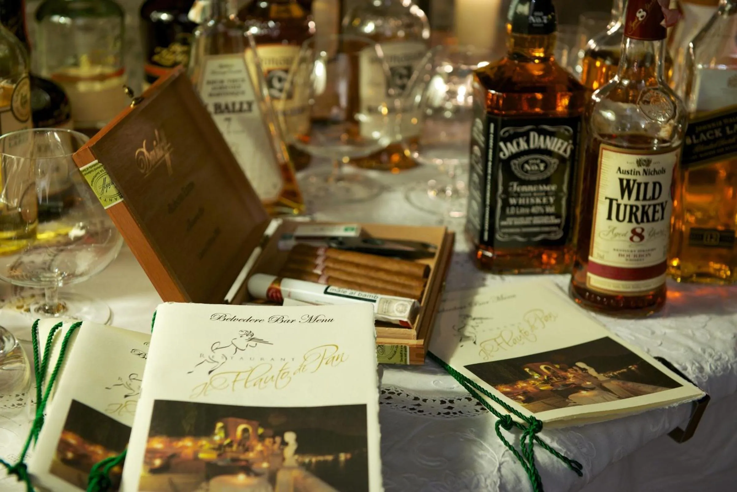 Alcoholic drinks in Hotel Villa Cimbrone