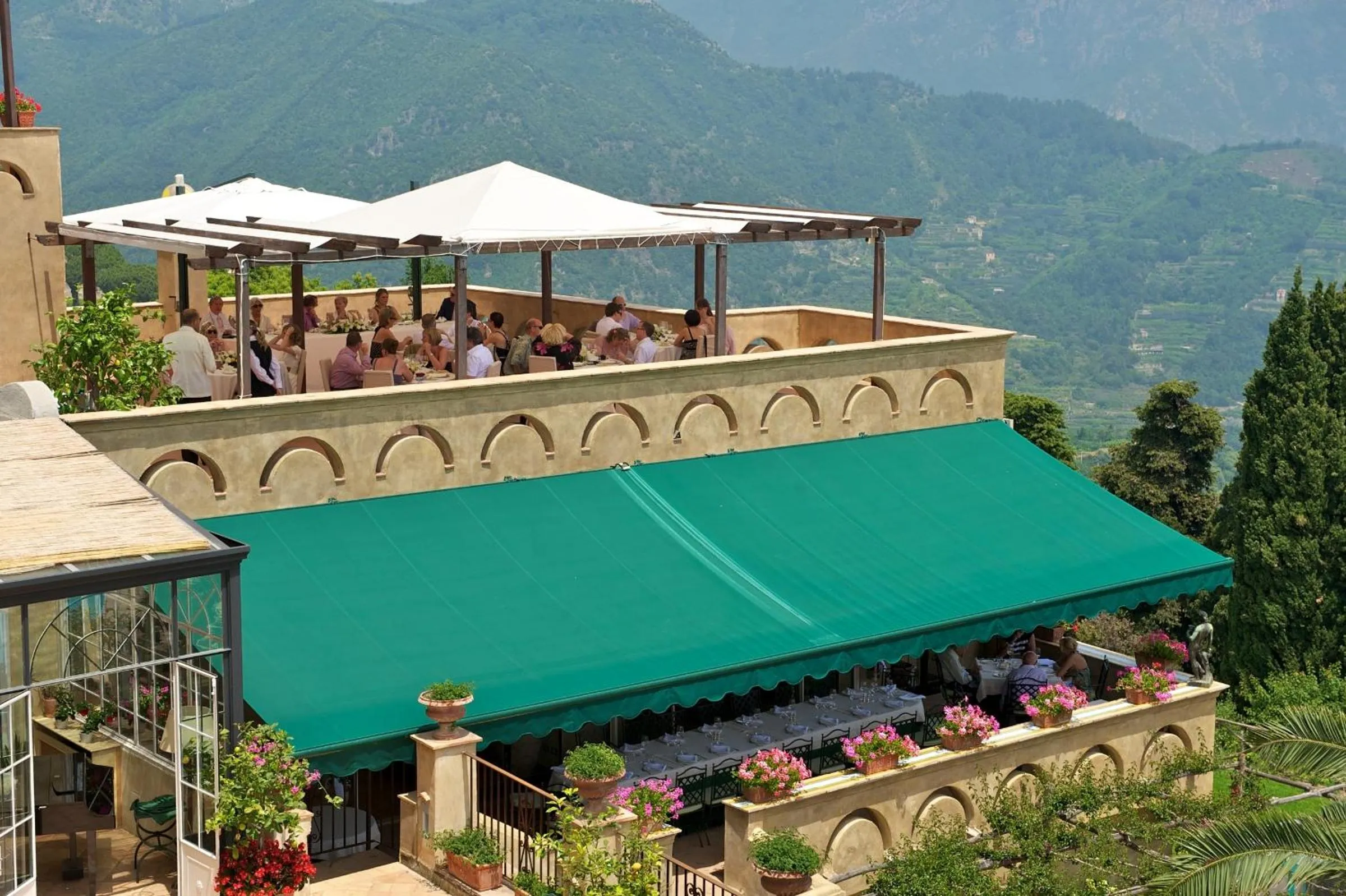 Decorative detail in Hotel Villa Cimbrone