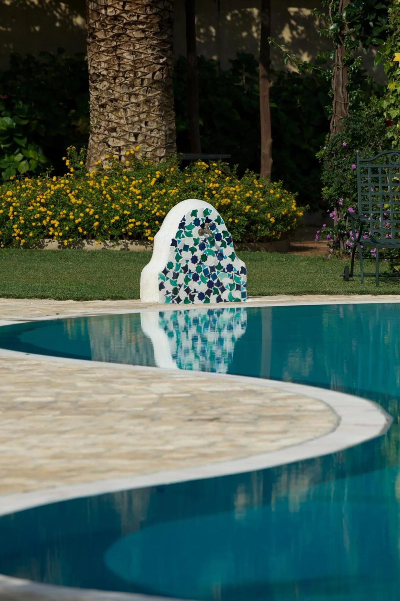 Decorative detail in Hotel Villa Cimbrone