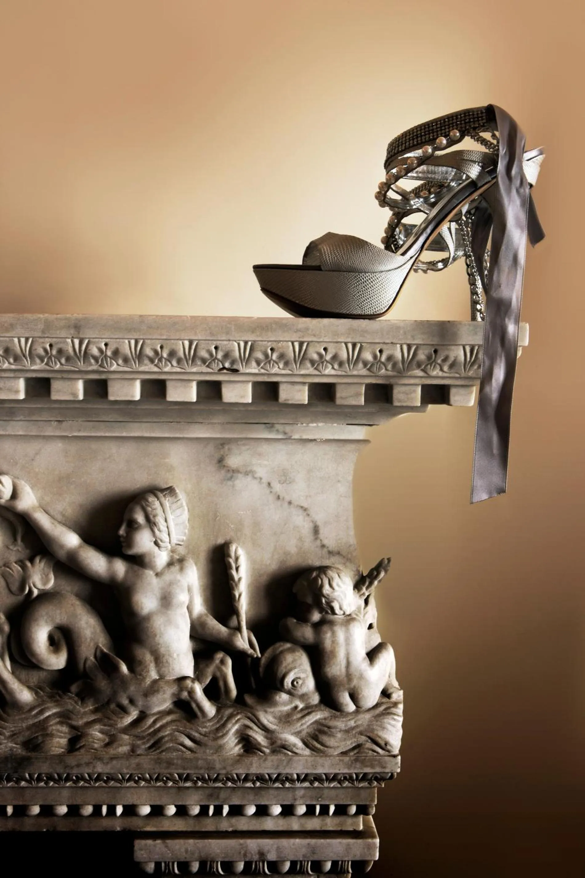 Decorative detail in Hotel Villa Cimbrone