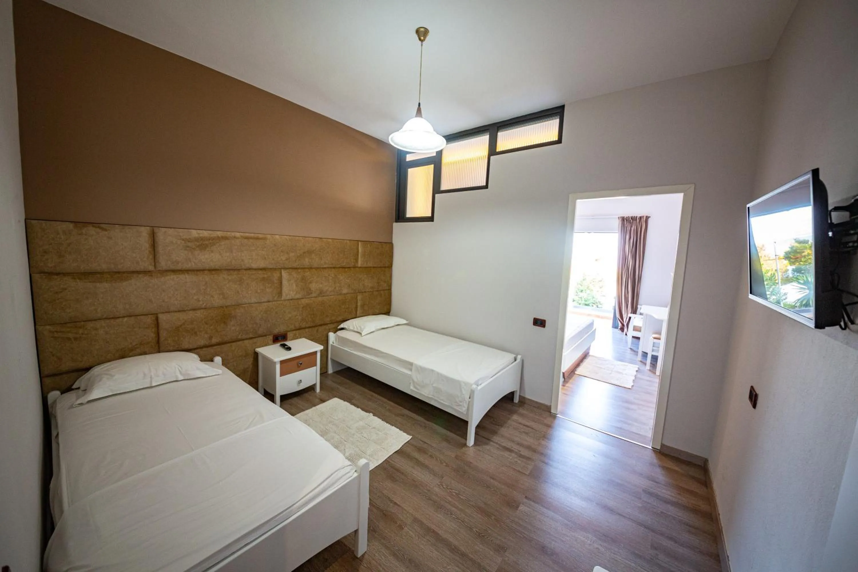 Bed in New Heaven Hotel