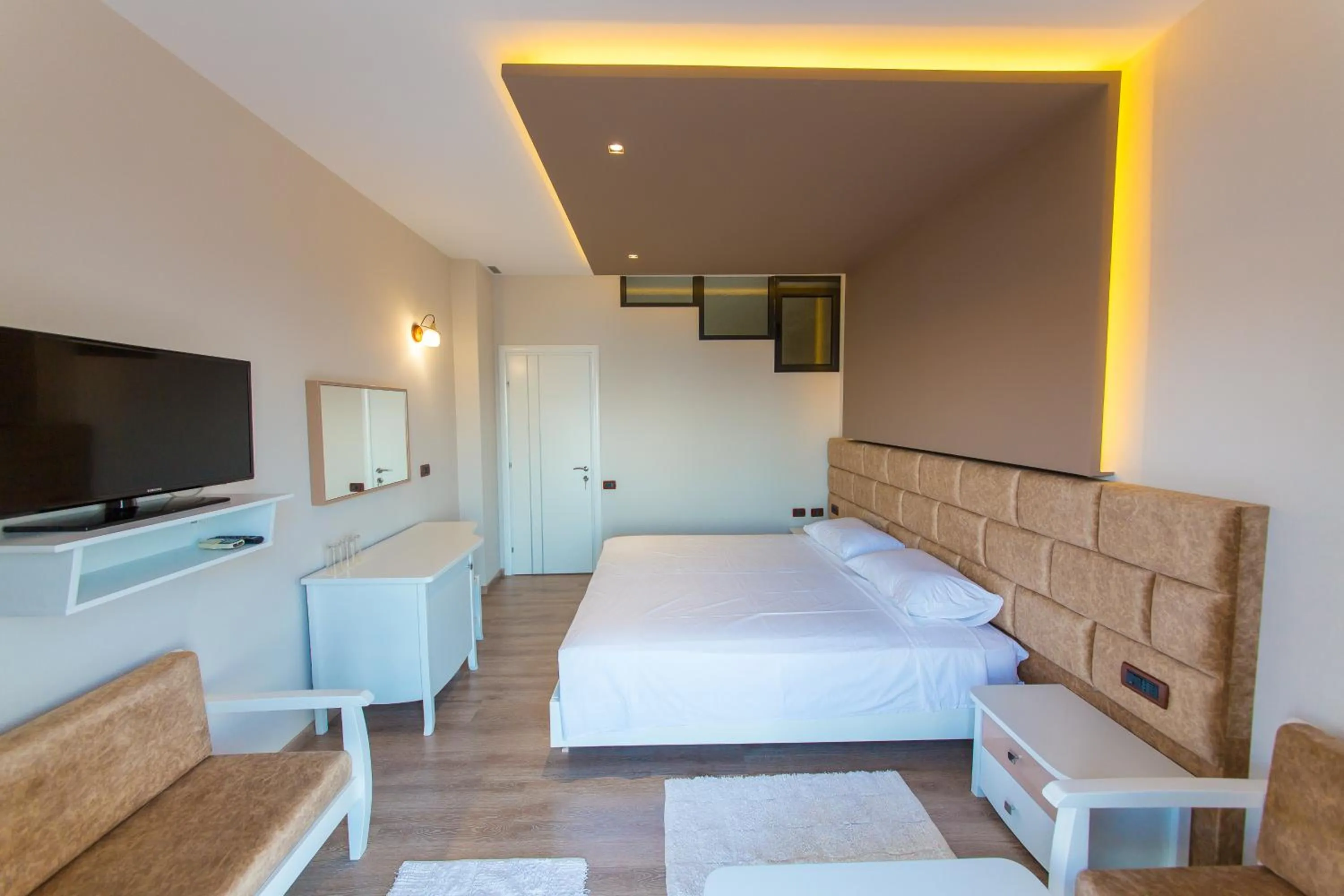 Bed in New Heaven Hotel