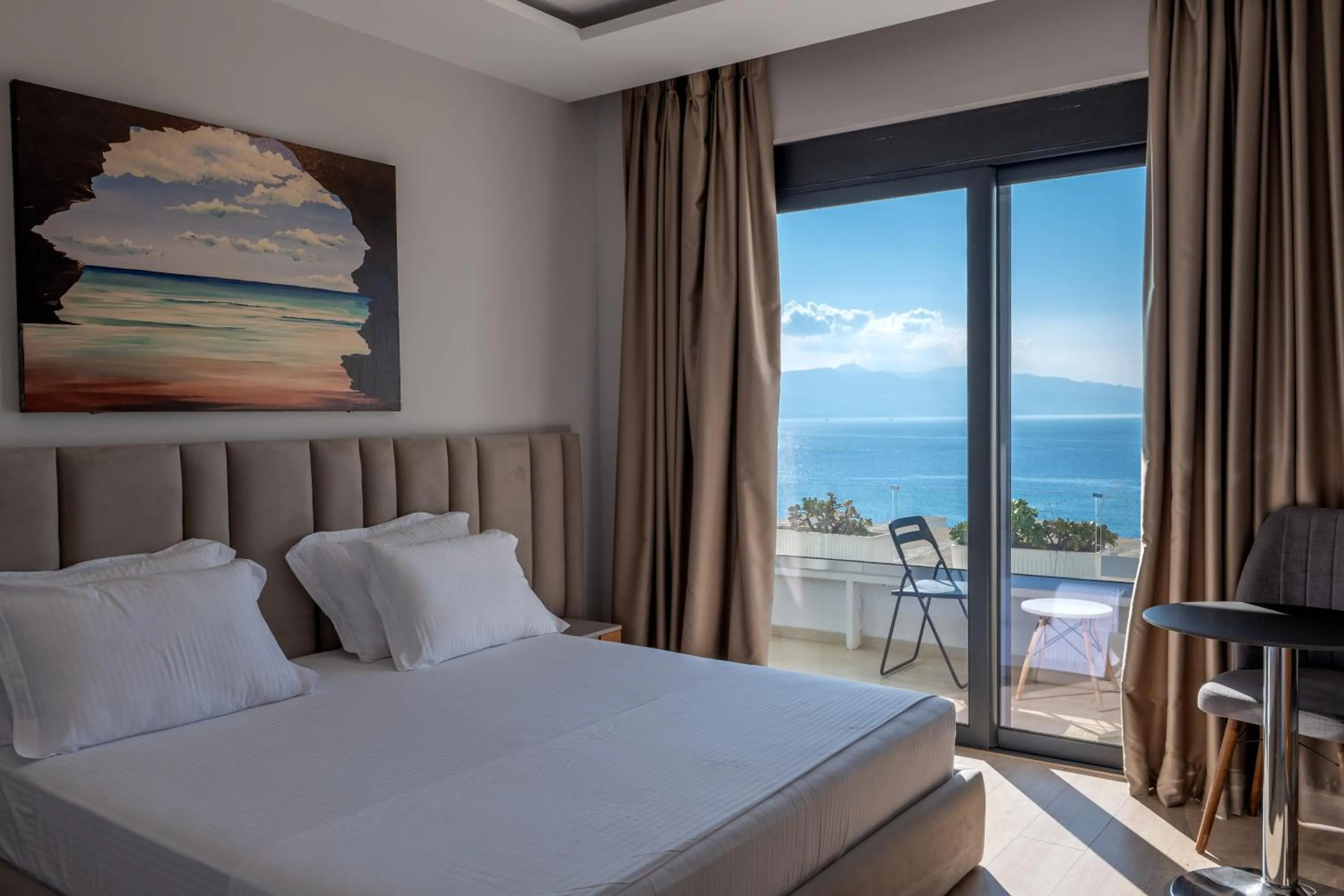 Bed in New Heaven Hotel