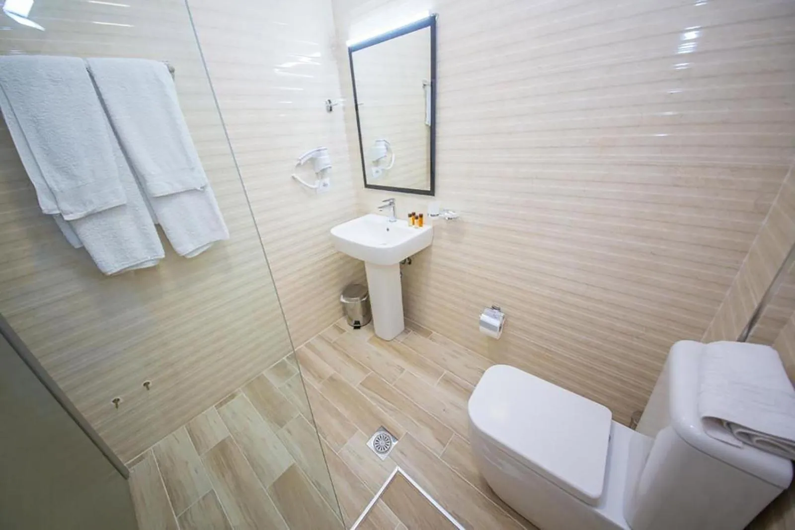 Shower in New Heaven Hotel