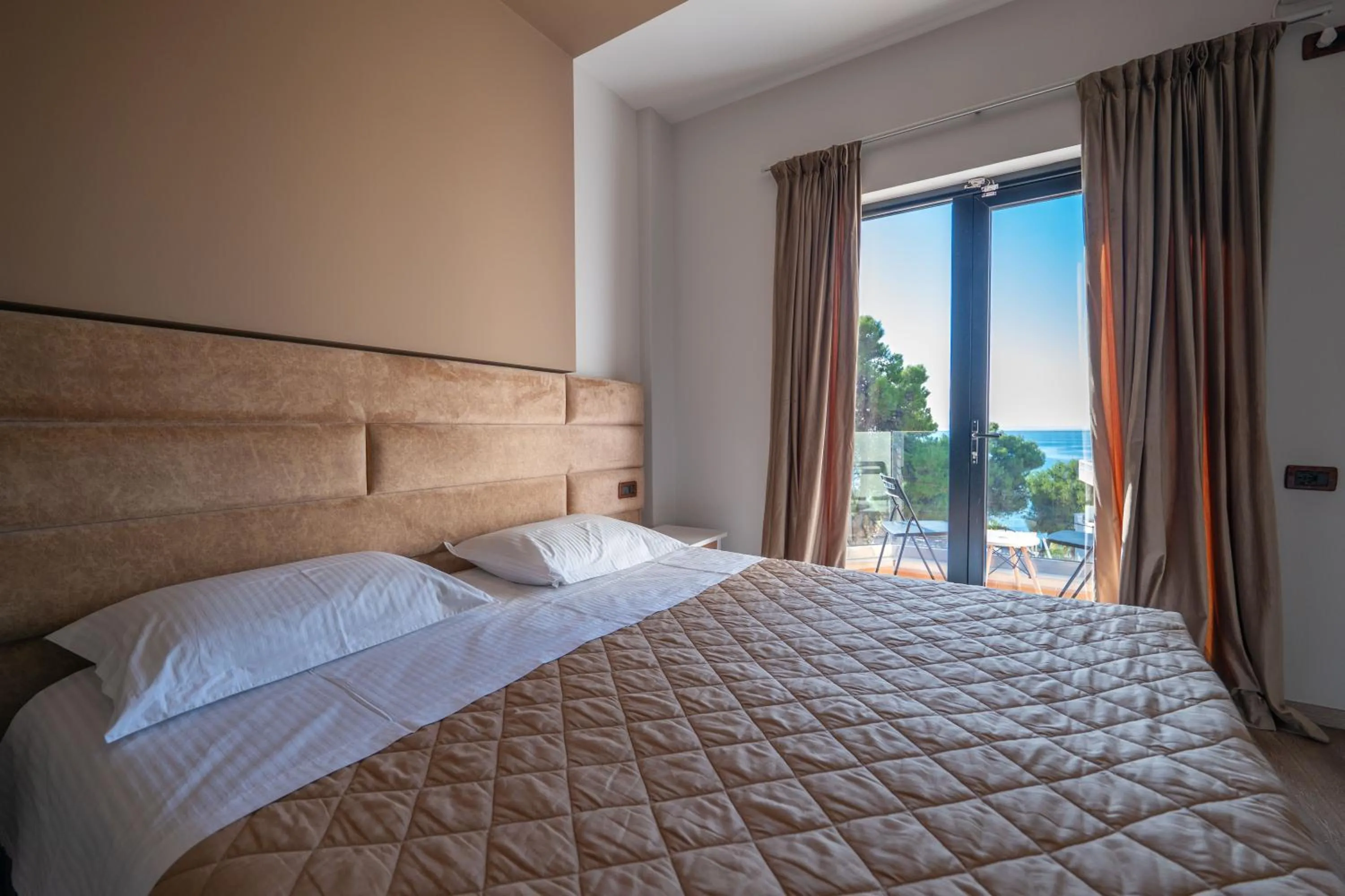 Bed in New Heaven Hotel