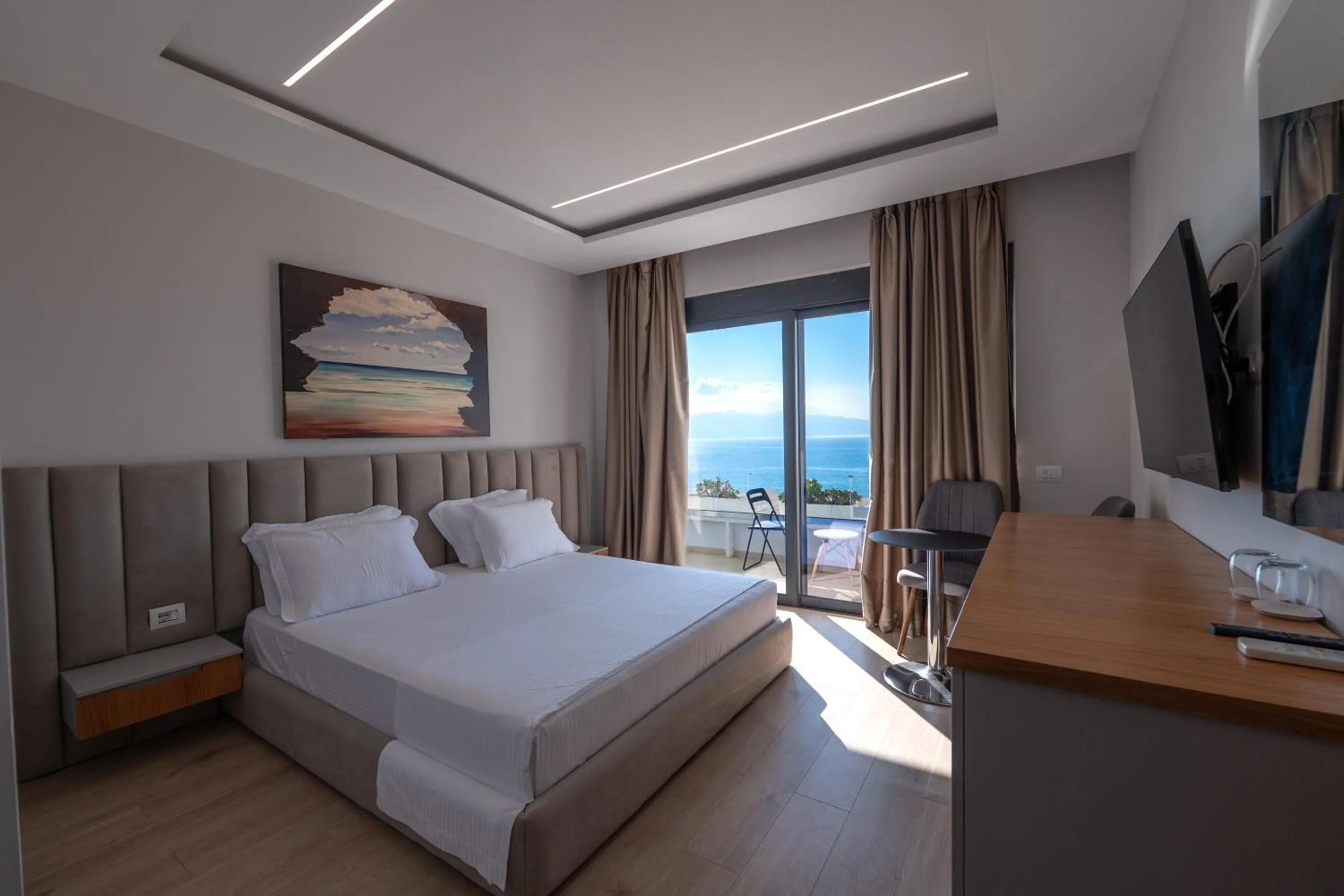 Bed in New Heaven Hotel