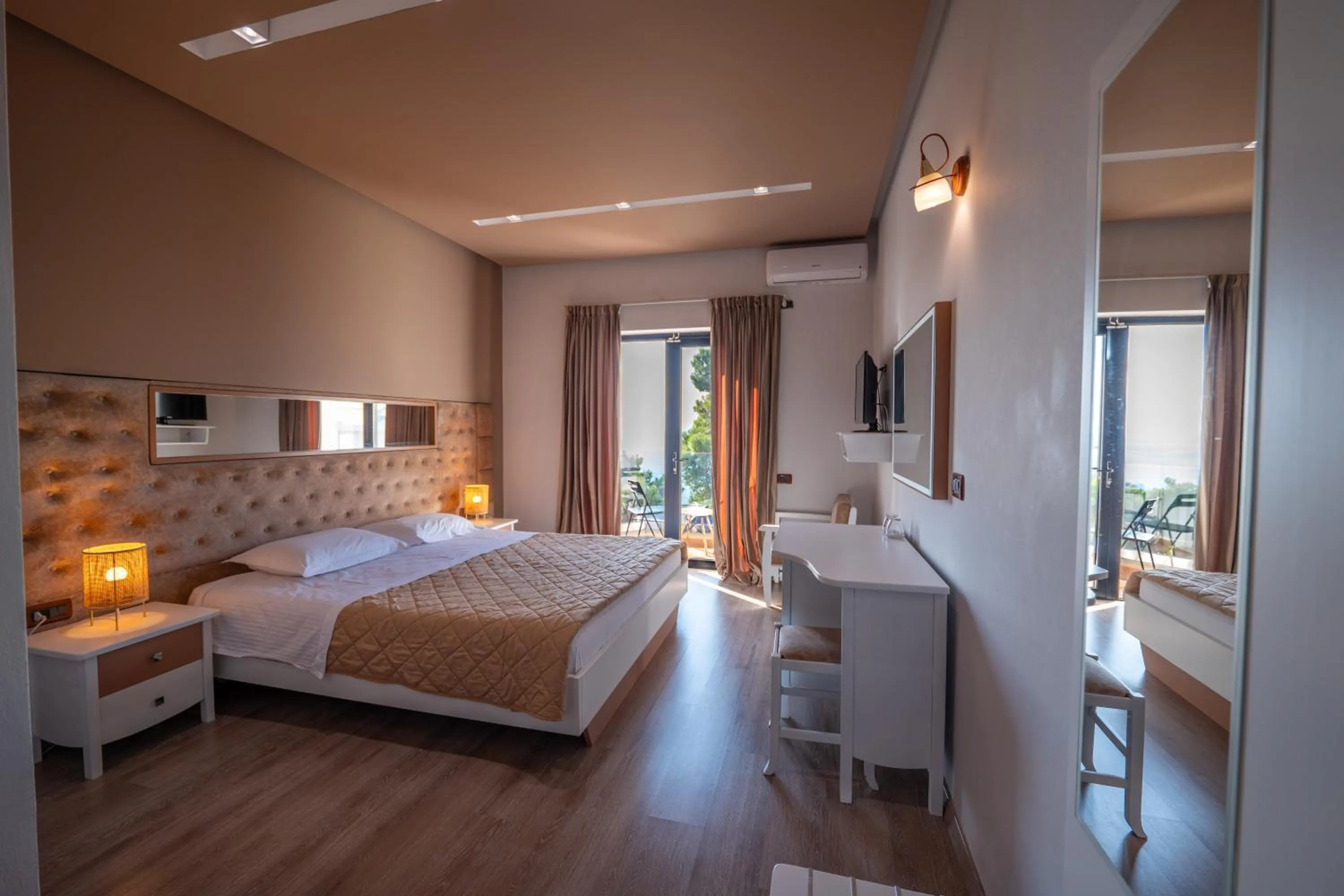 Bed in New Heaven Hotel