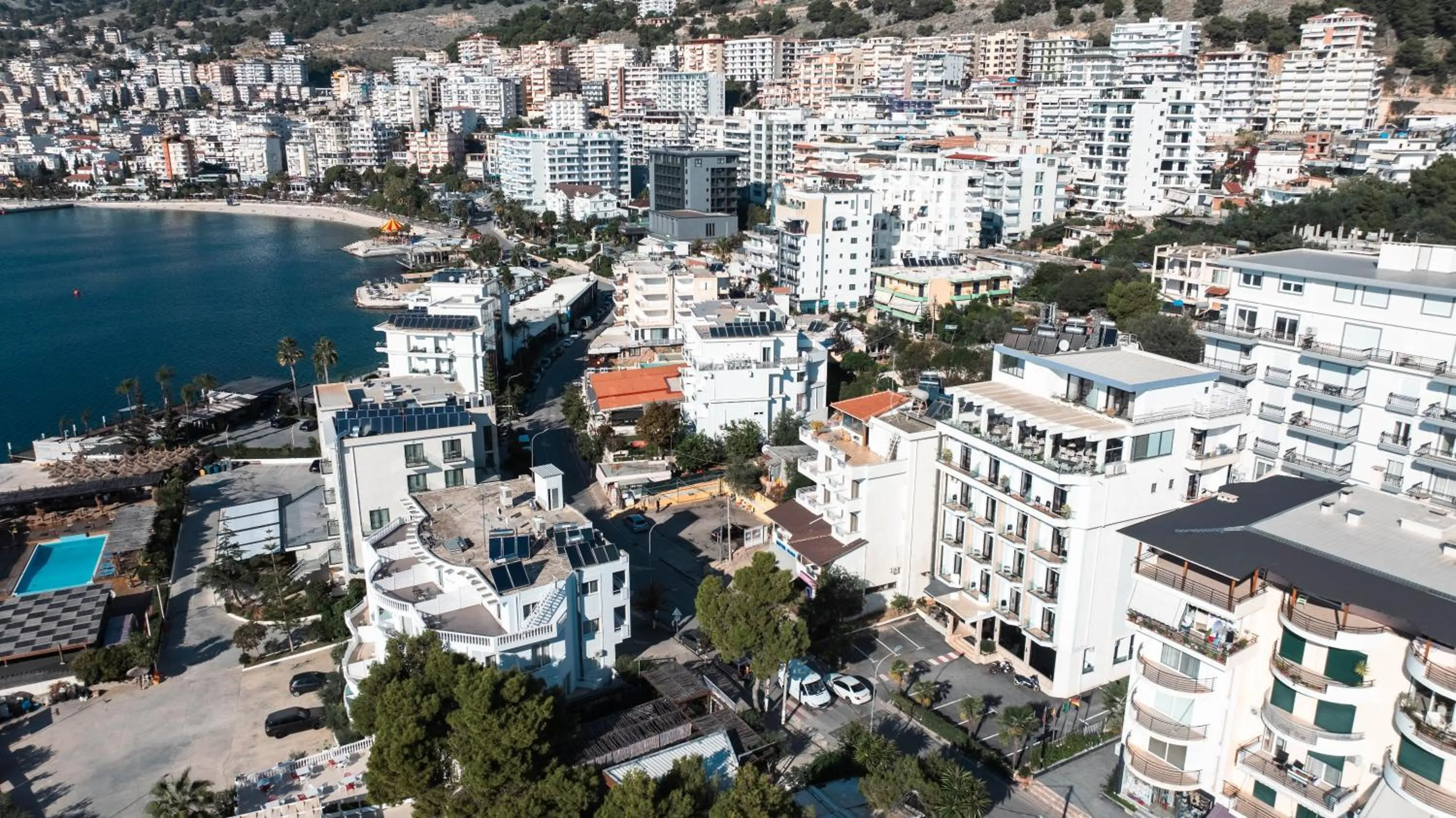 Bird's eye view in New Heaven Hotel