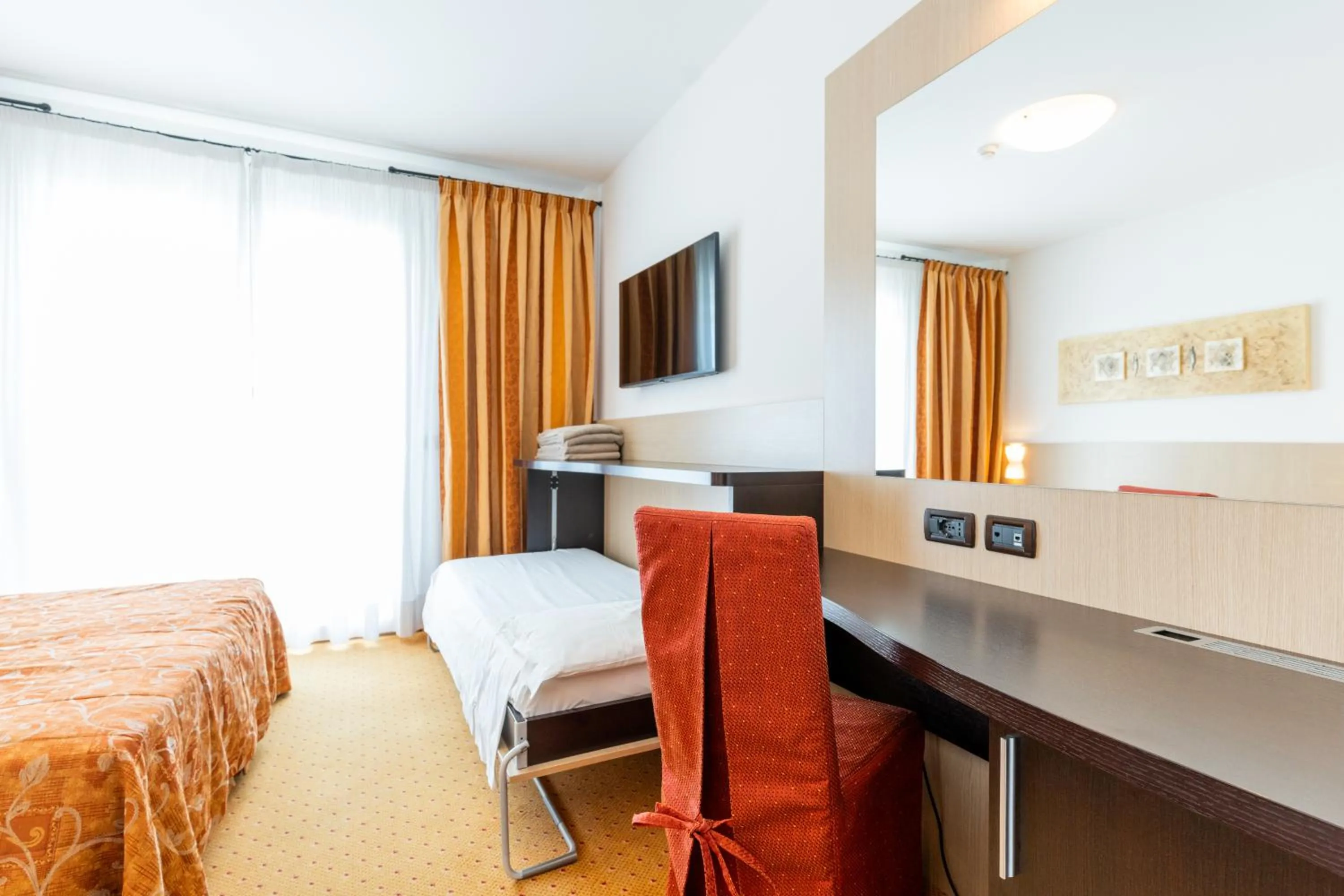 Bed in Hotel Olympus