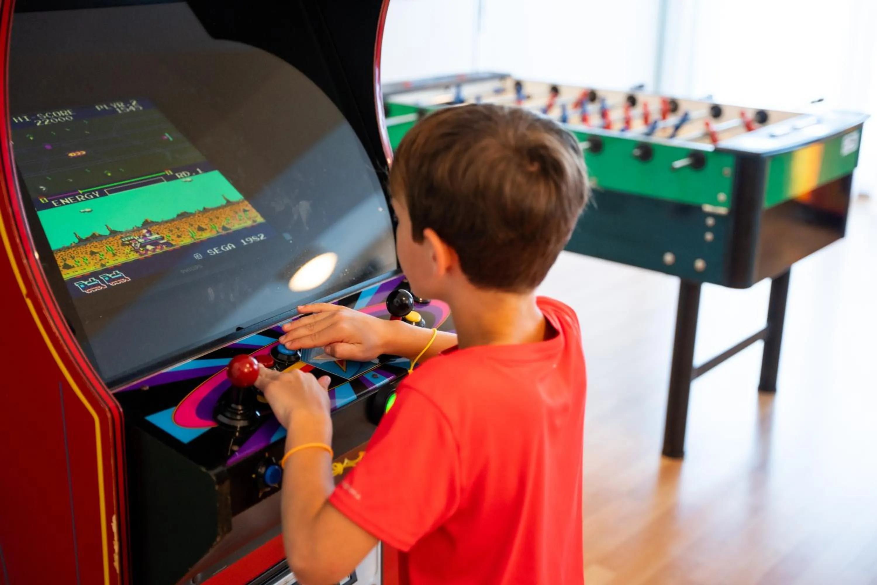 Game Room in Hotel Olympus