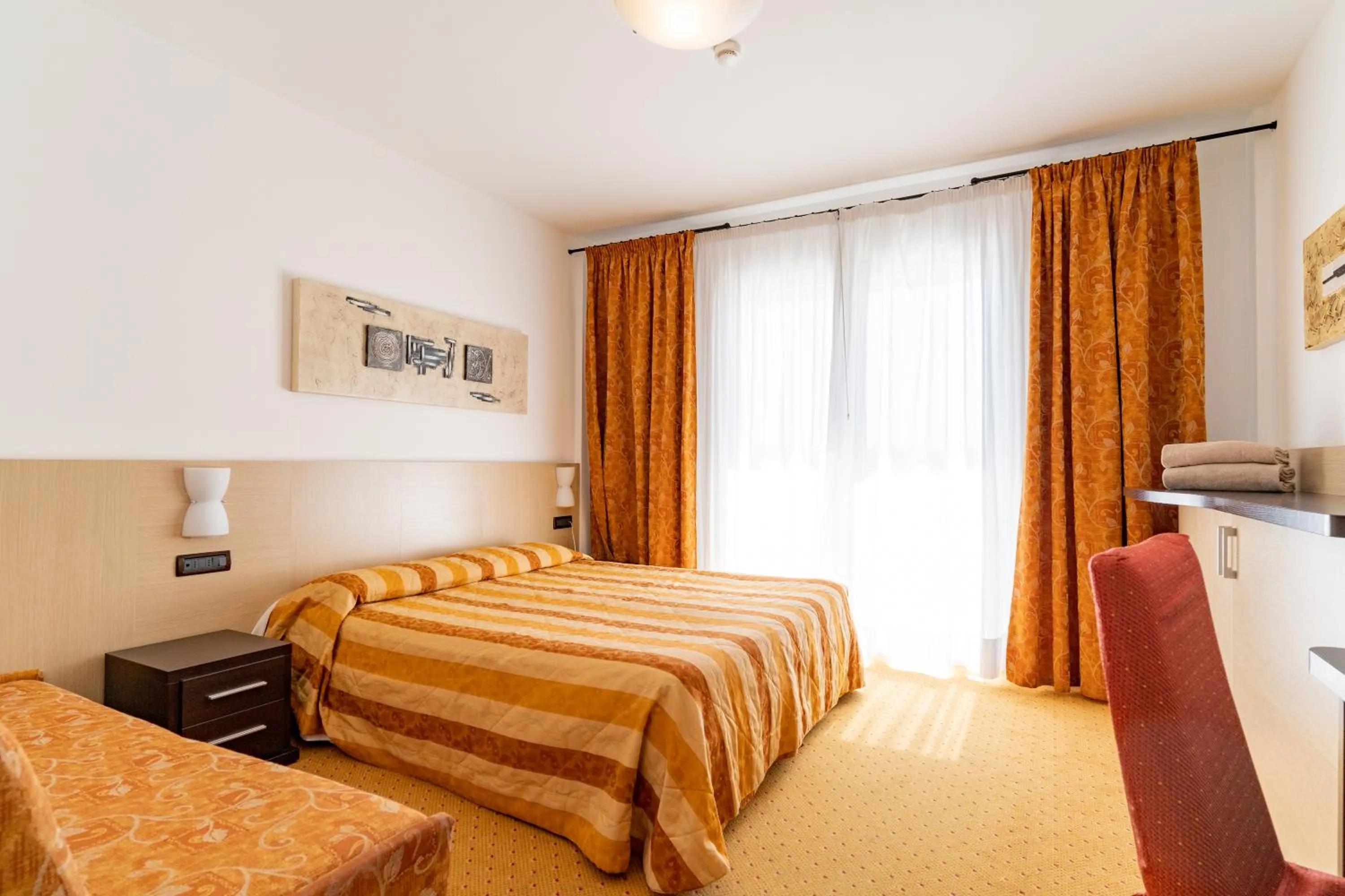 Bed in Hotel Olympus