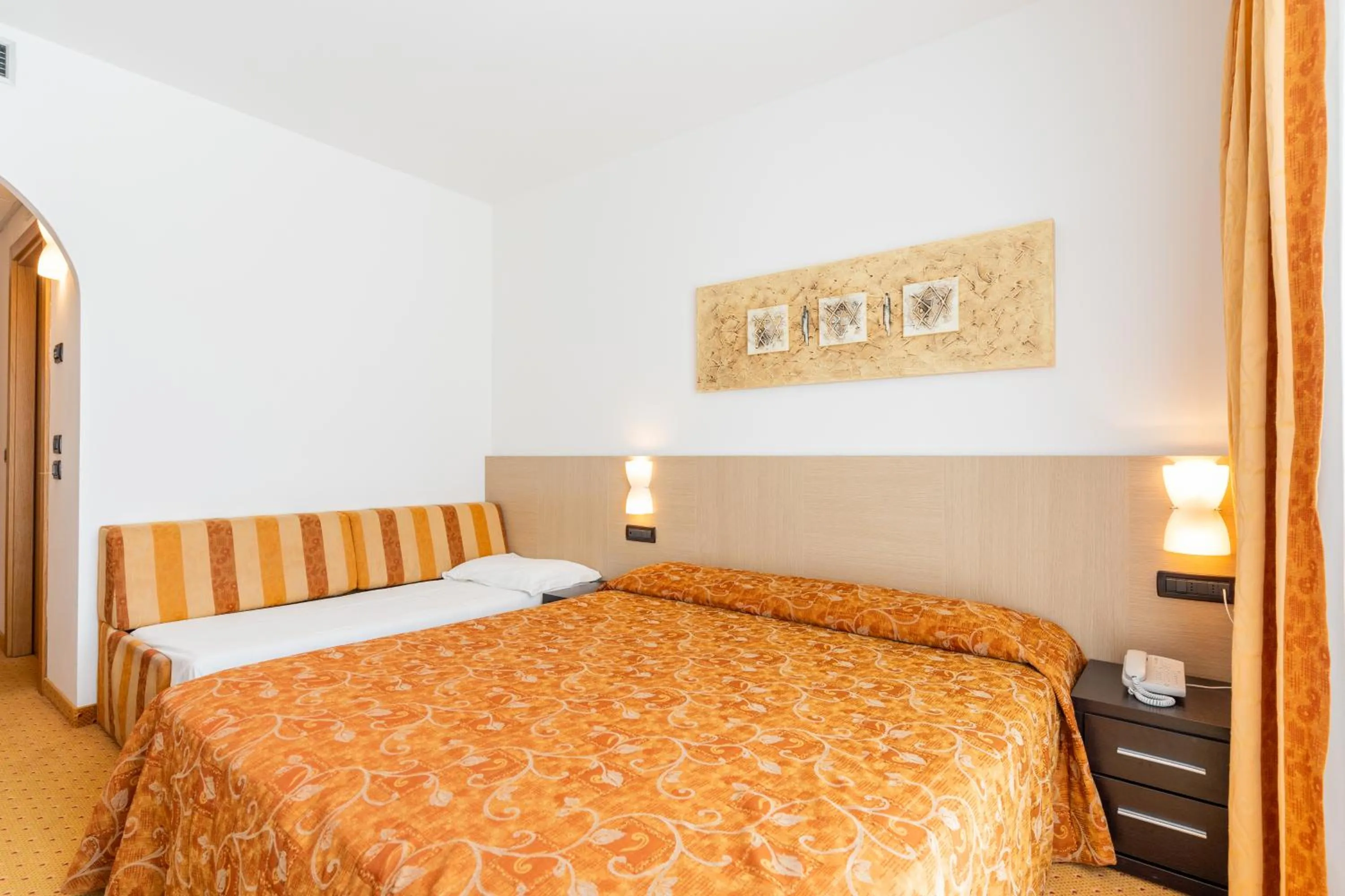 Bed in Hotel Olympus