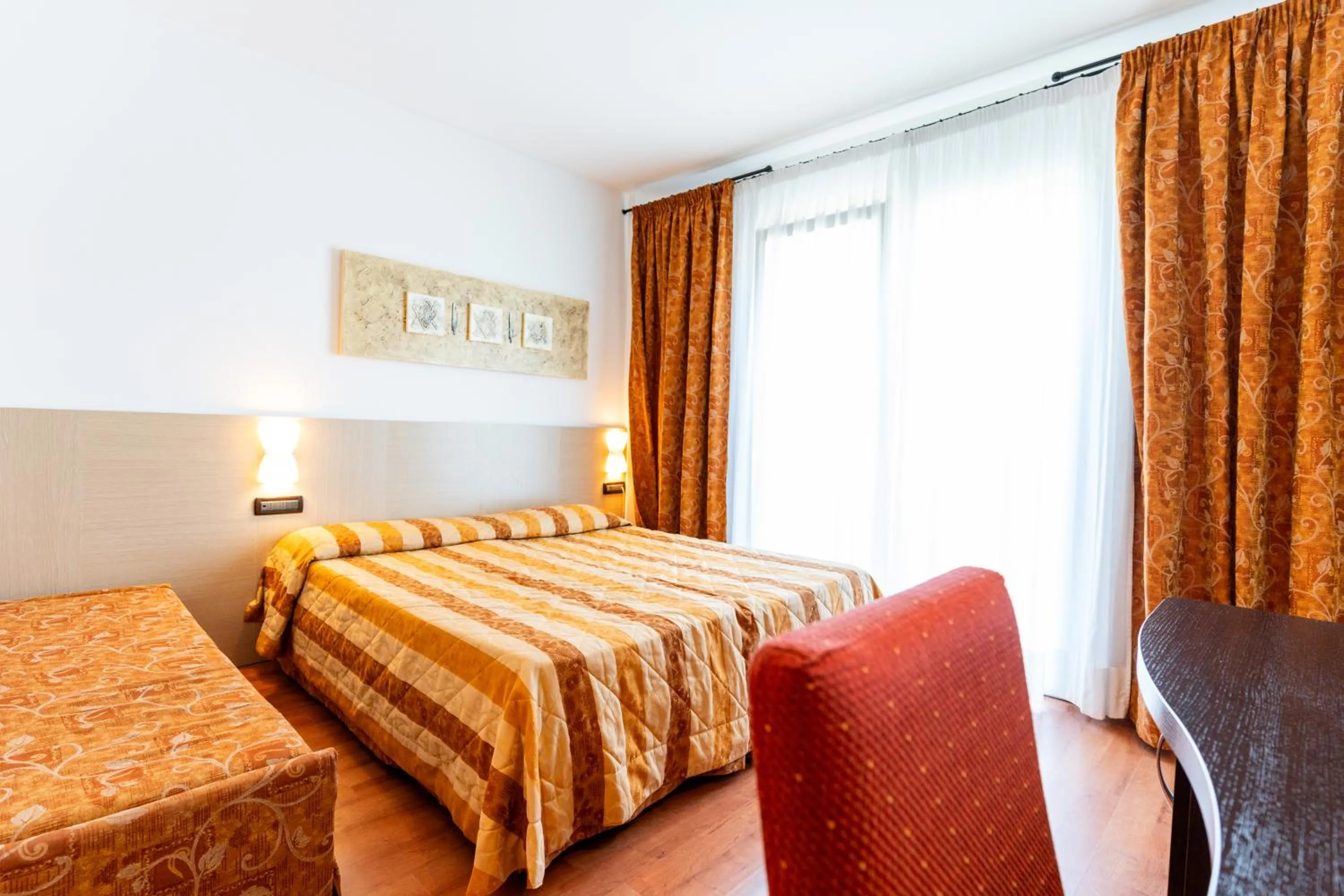 Bed in Hotel Olympus