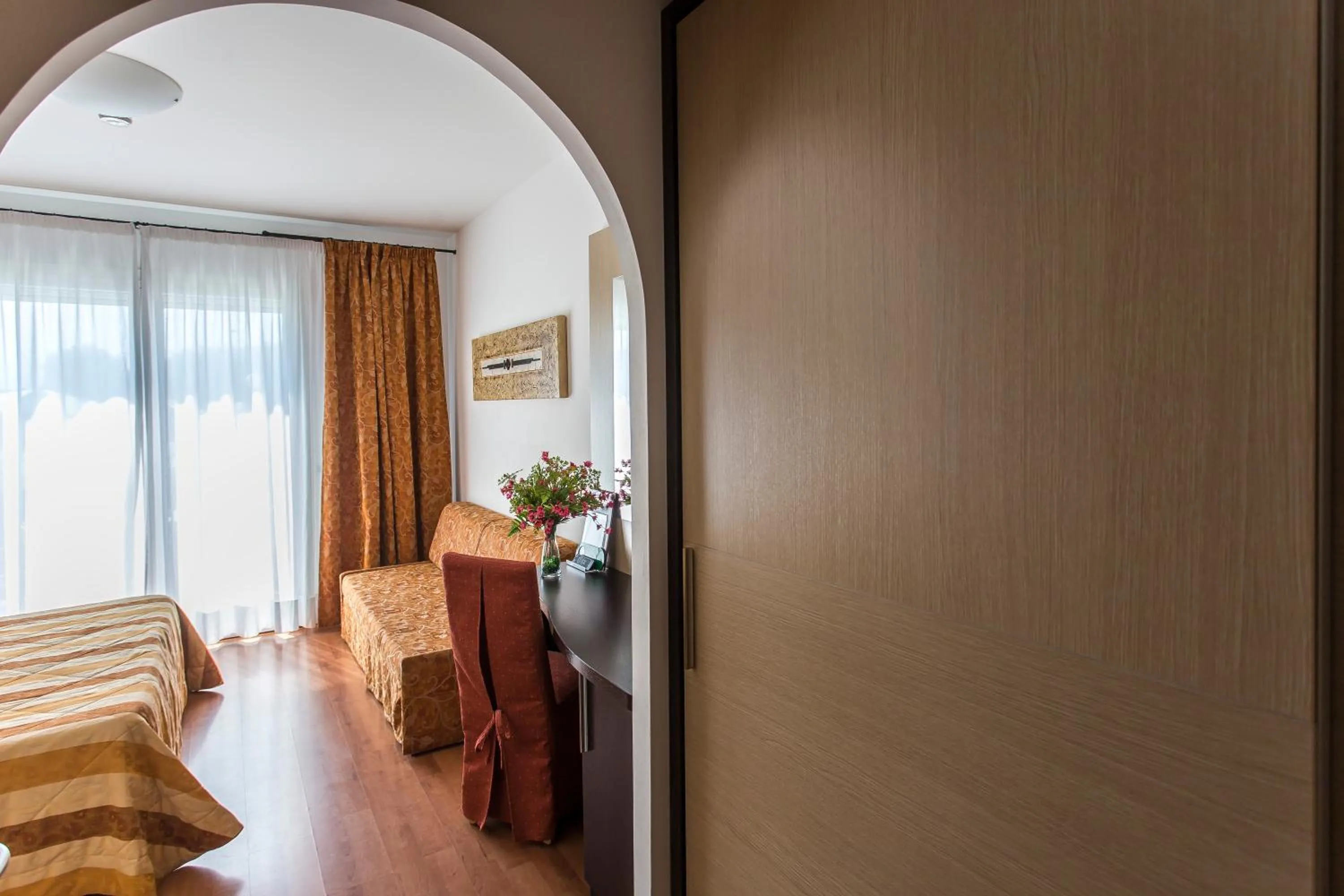 Bed in Hotel Olympus